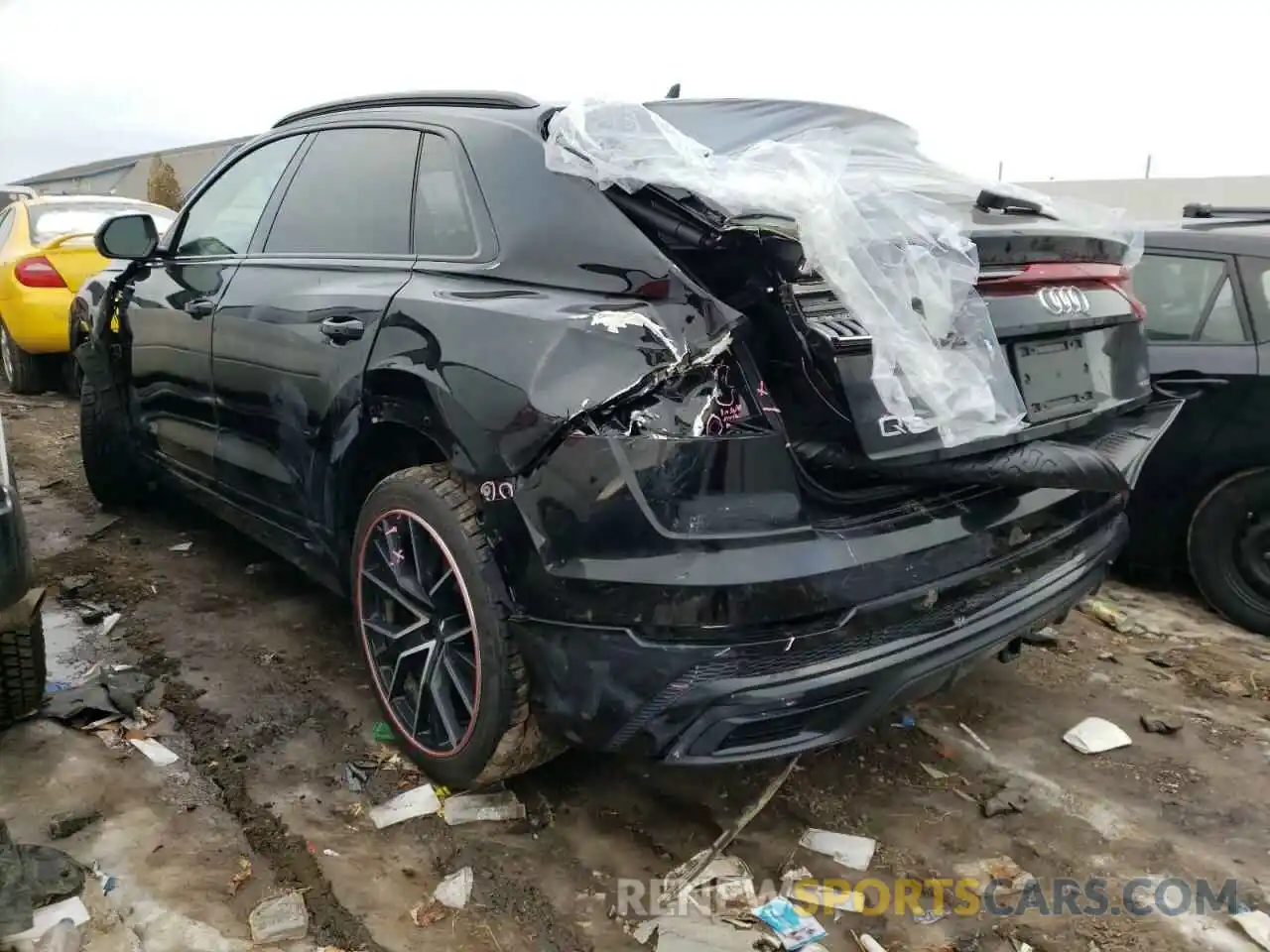 3 Фотография поврежденного автомобиля WA1FVAF17LD004121 AUDI Q8 2020