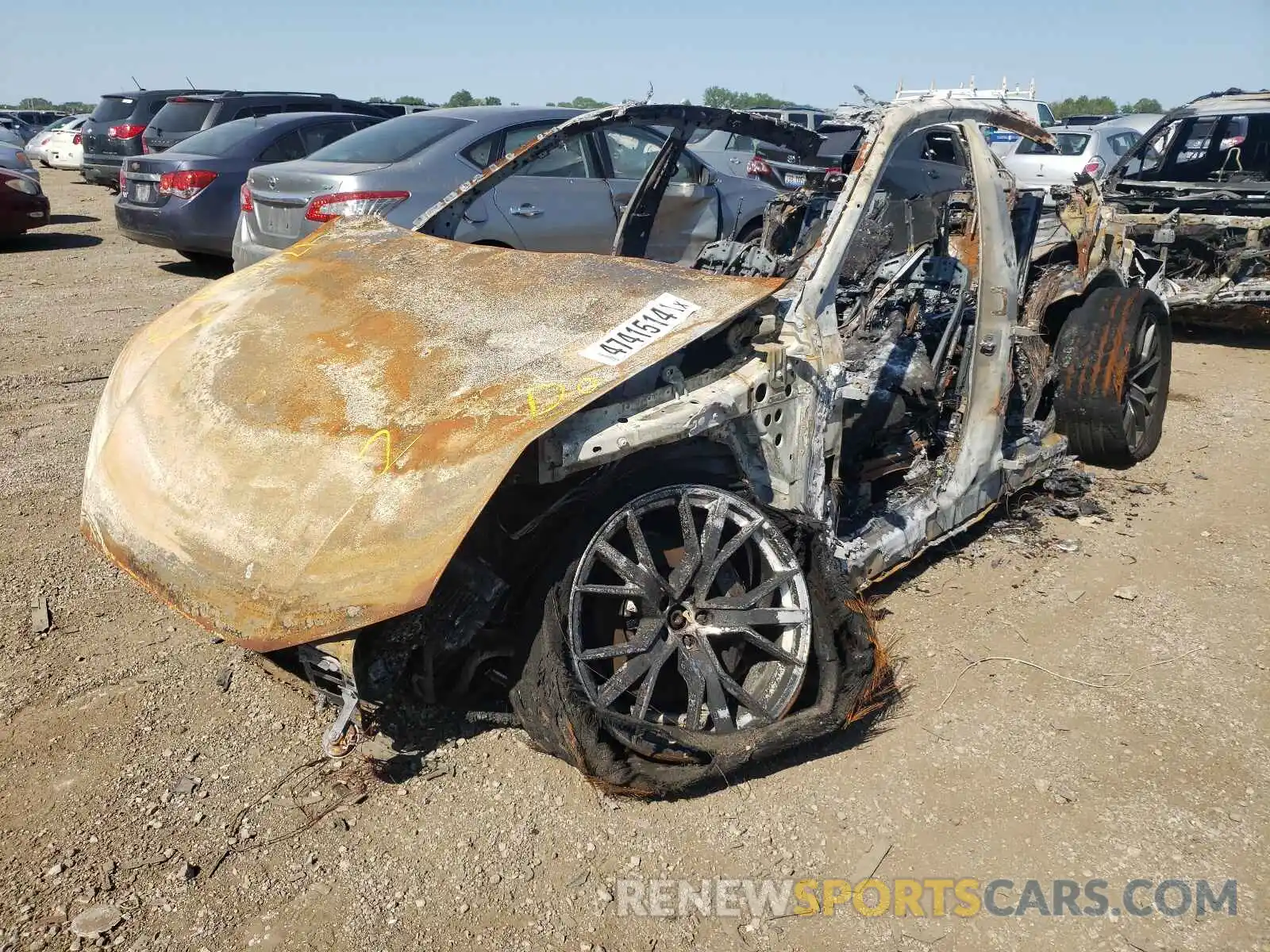 2 Photograph of a damaged car WA1FVAF17LD009254 AUDI Q8 2020