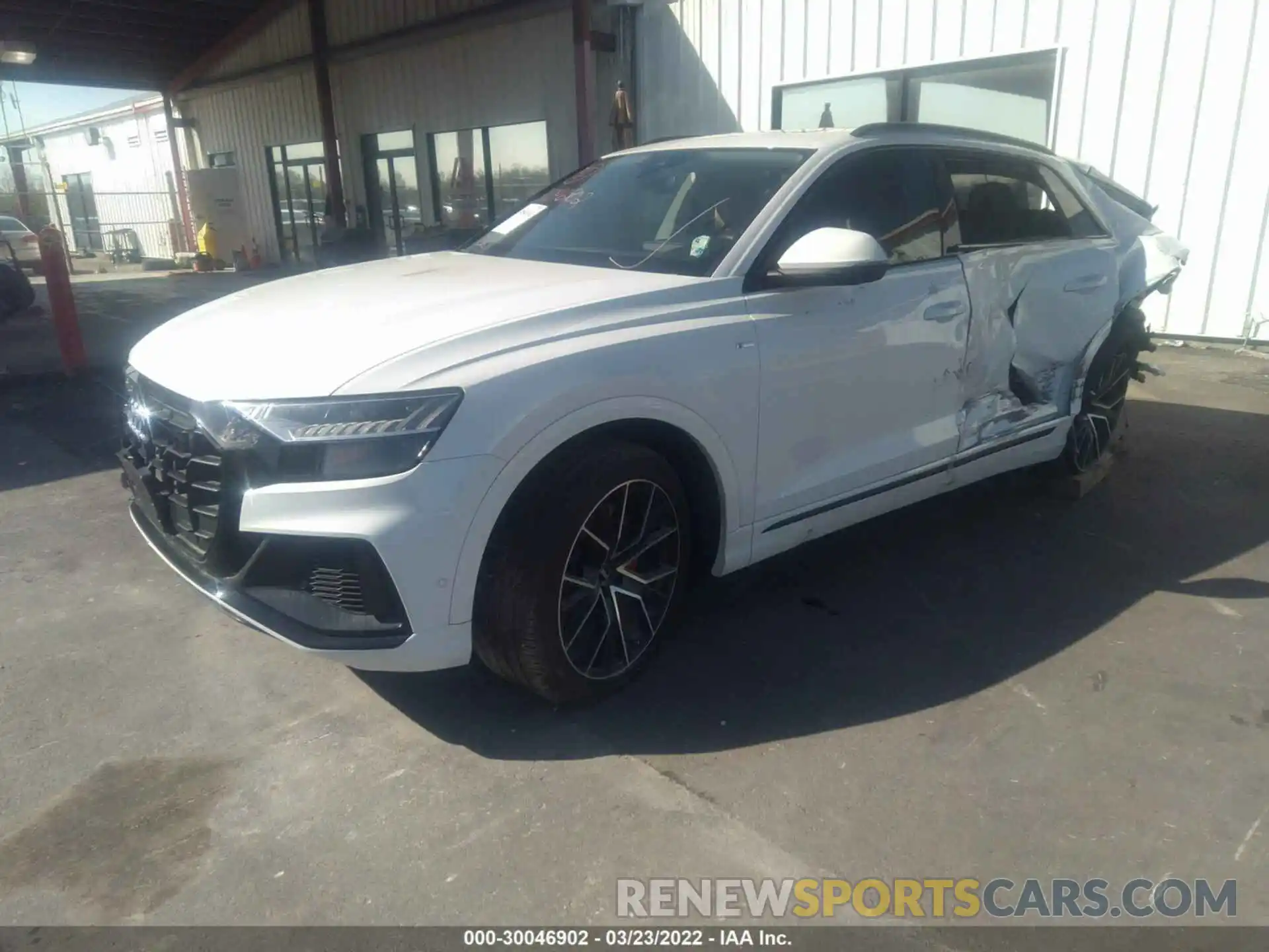 2 Photograph of a damaged car WA1FVAF19LD010003 AUDI Q8 2020