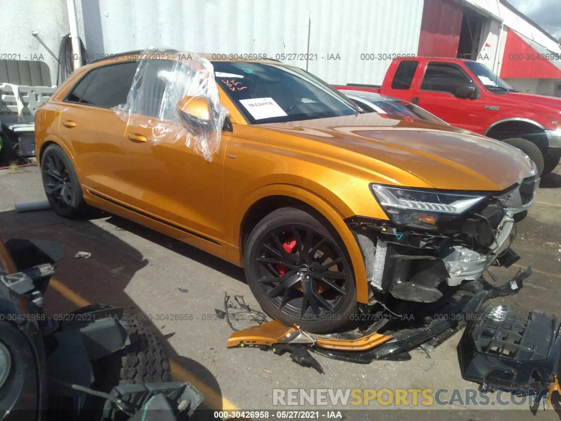 1 Photograph of a damaged car WA1FVAF19LD025214 AUDI Q8 2020