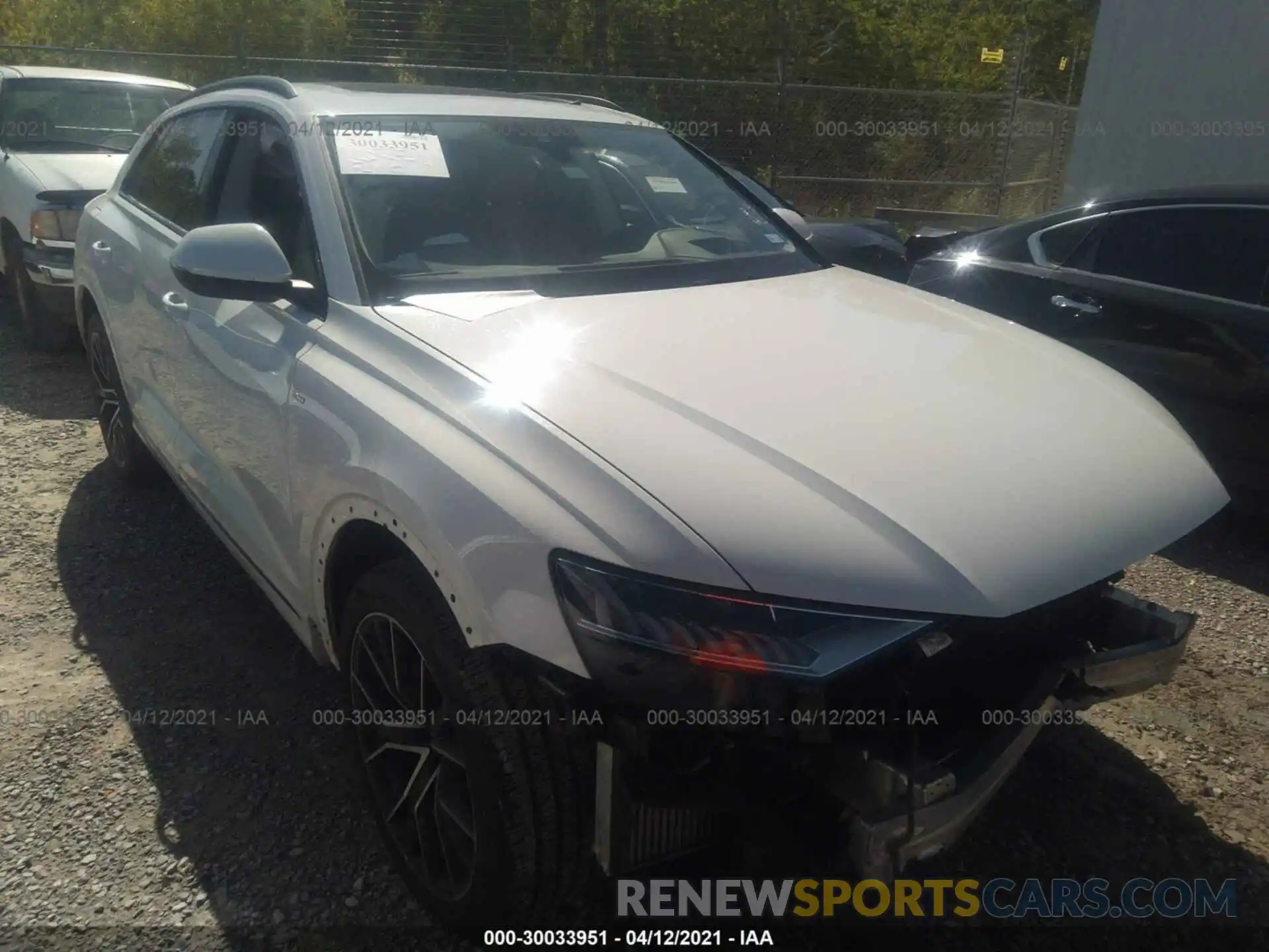 1 Photograph of a damaged car WA1FVAF1XLD016330 AUDI Q8 2020