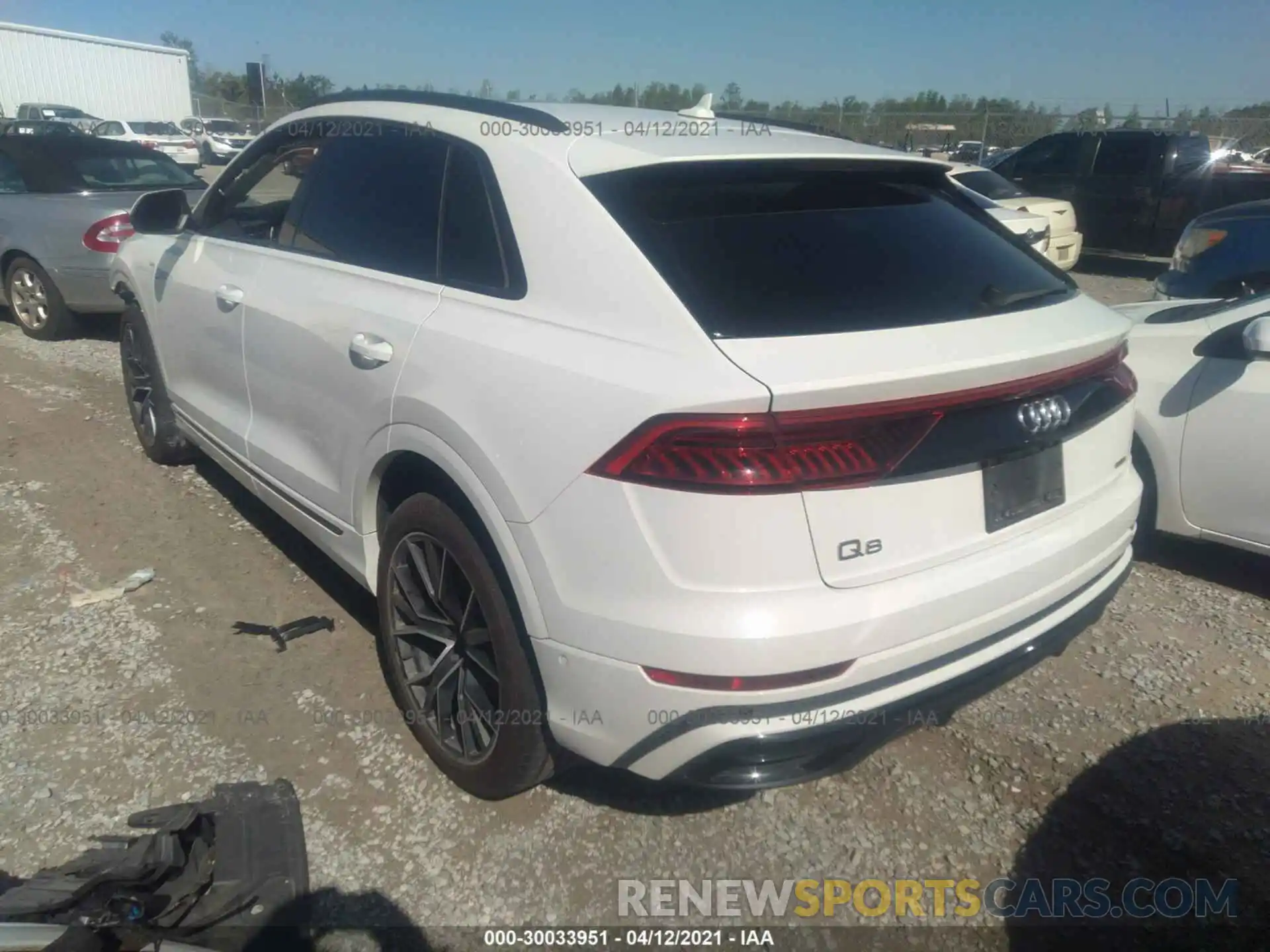 3 Photograph of a damaged car WA1FVAF1XLD016330 AUDI Q8 2020