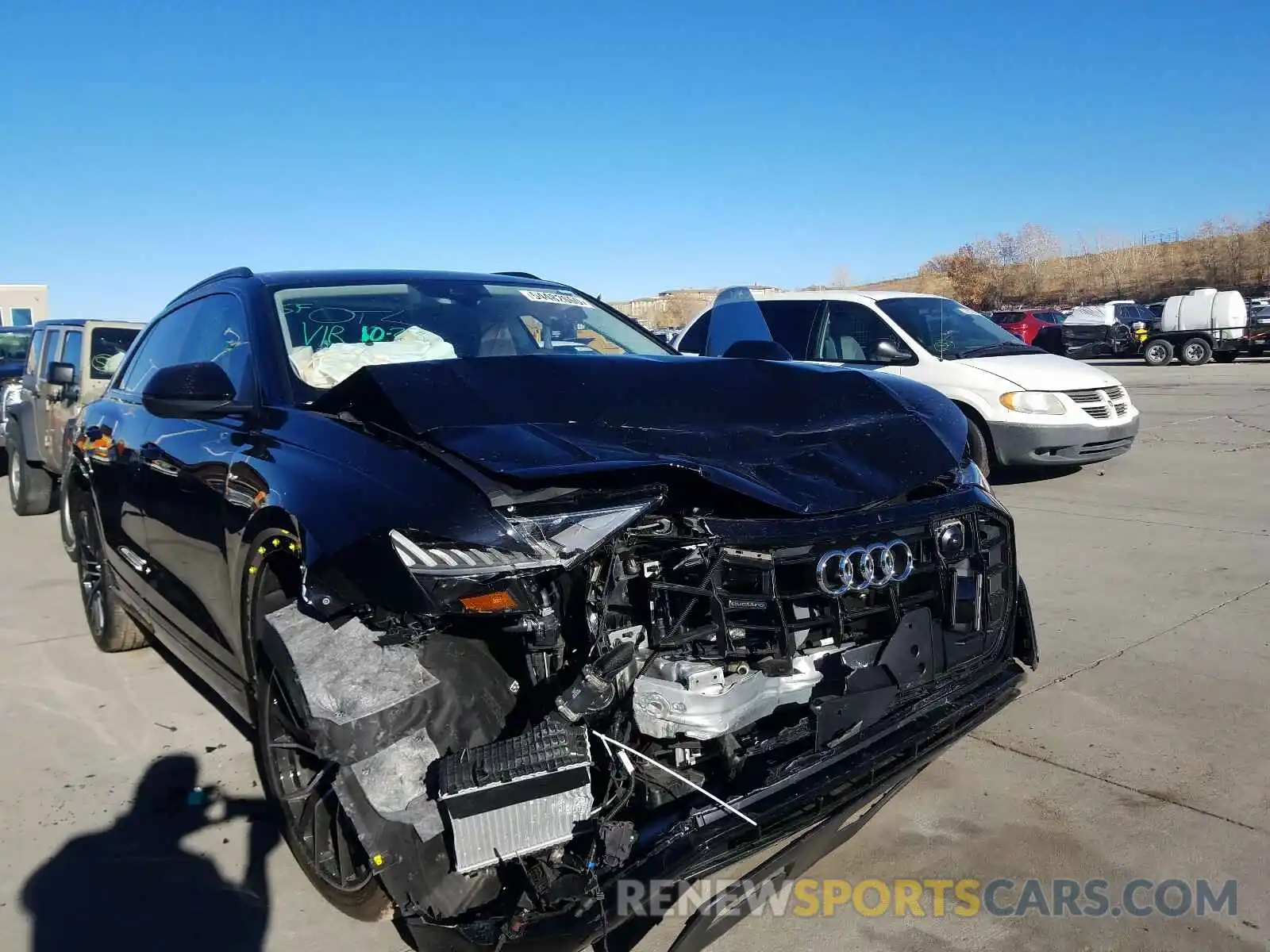 1 Photograph of a damaged car WA1FVBF18LD024061 AUDI Q8 2020