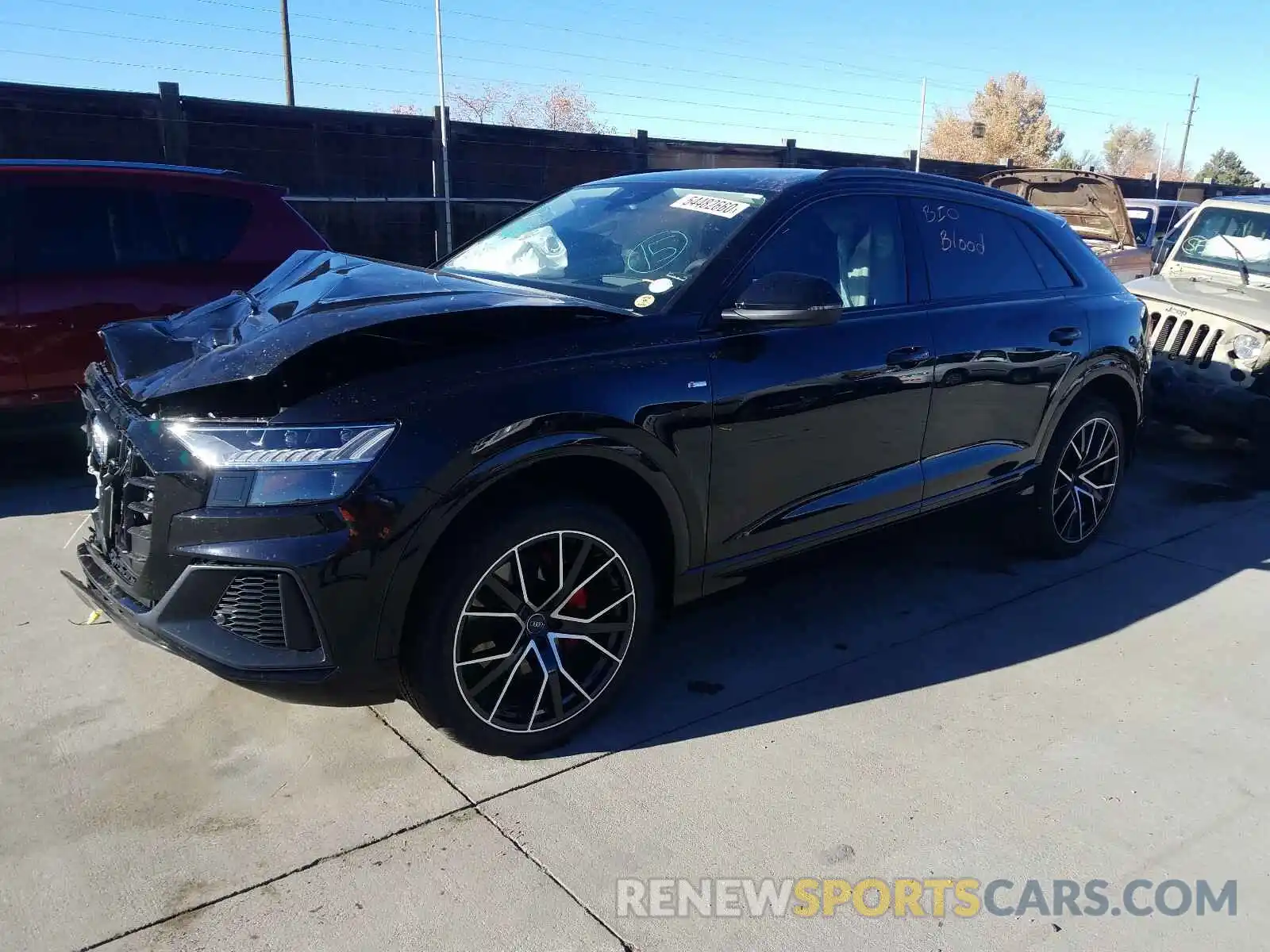 2 Photograph of a damaged car WA1FVBF18LD024061 AUDI Q8 2020