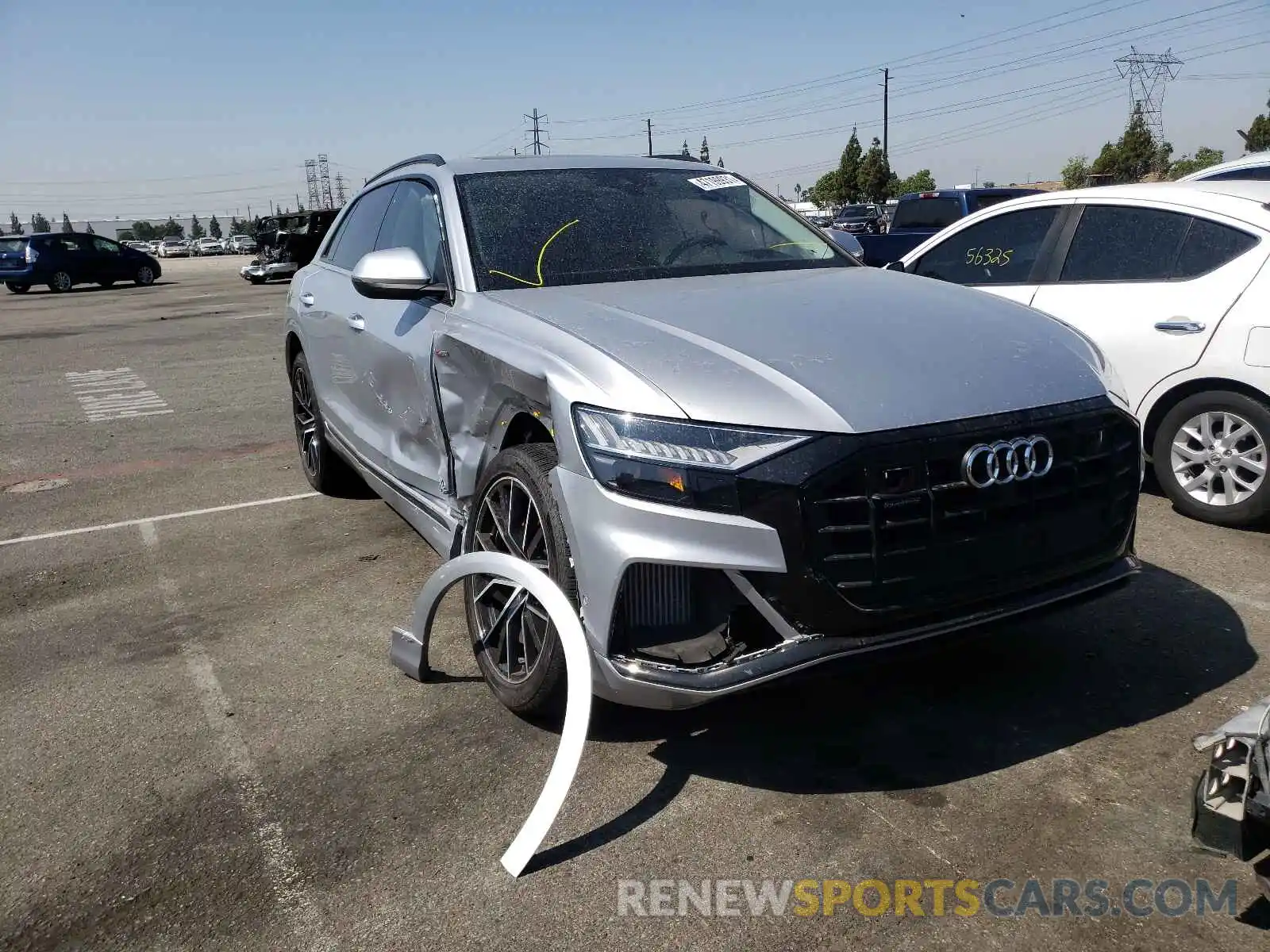 1 Photograph of a damaged car WA1FVBF1XLD016284 AUDI Q8 2020