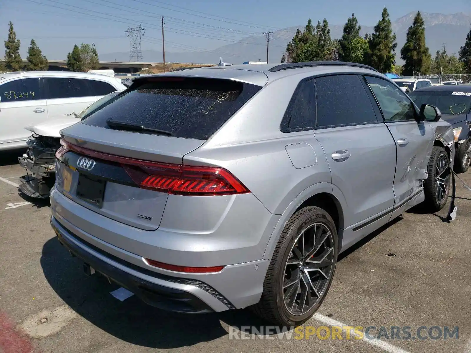 4 Photograph of a damaged car WA1FVBF1XLD016284 AUDI Q8 2020