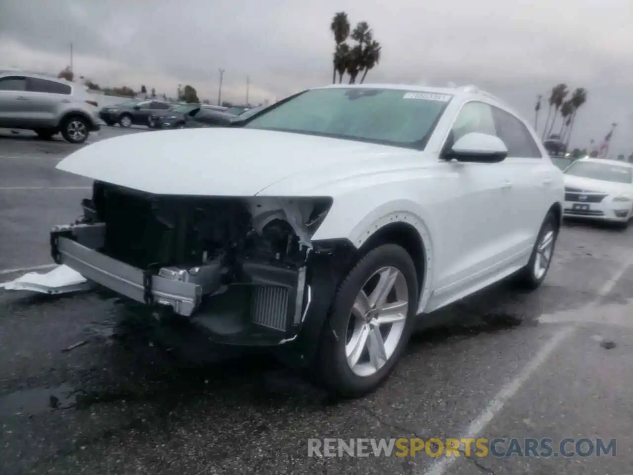 2 Photograph of a damaged car WA1AVAF10MD015554 AUDI Q8 2021