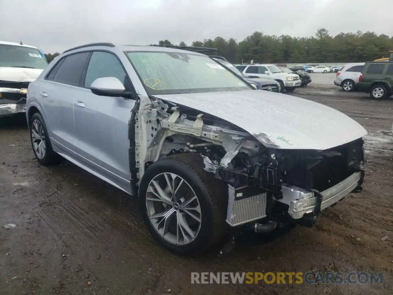 1 Photograph of a damaged car WA1AVAF12MD018519 AUDI Q8 2021