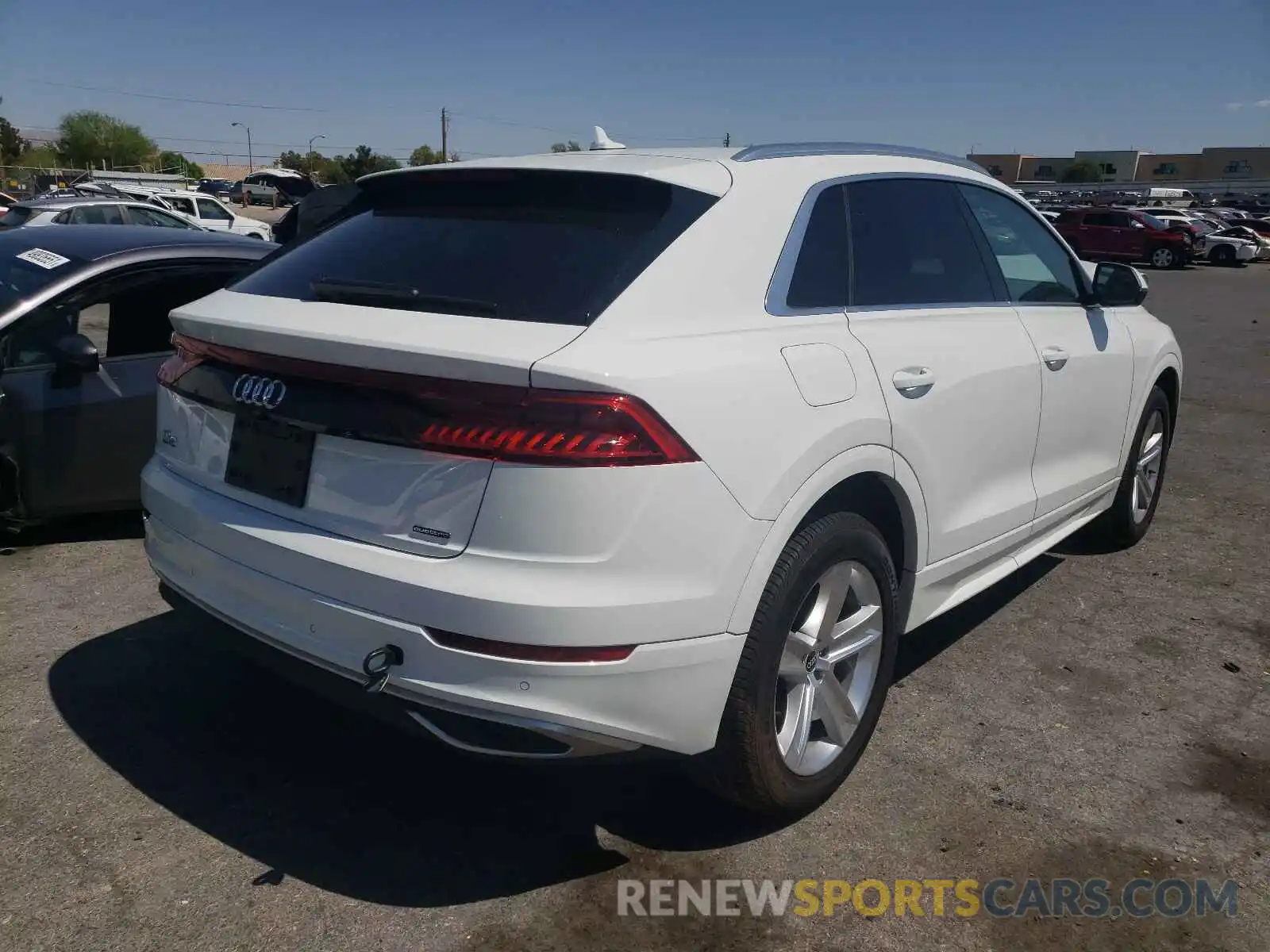 4 Photograph of a damaged car WA1AVAF12MD021582 AUDI Q8 2021