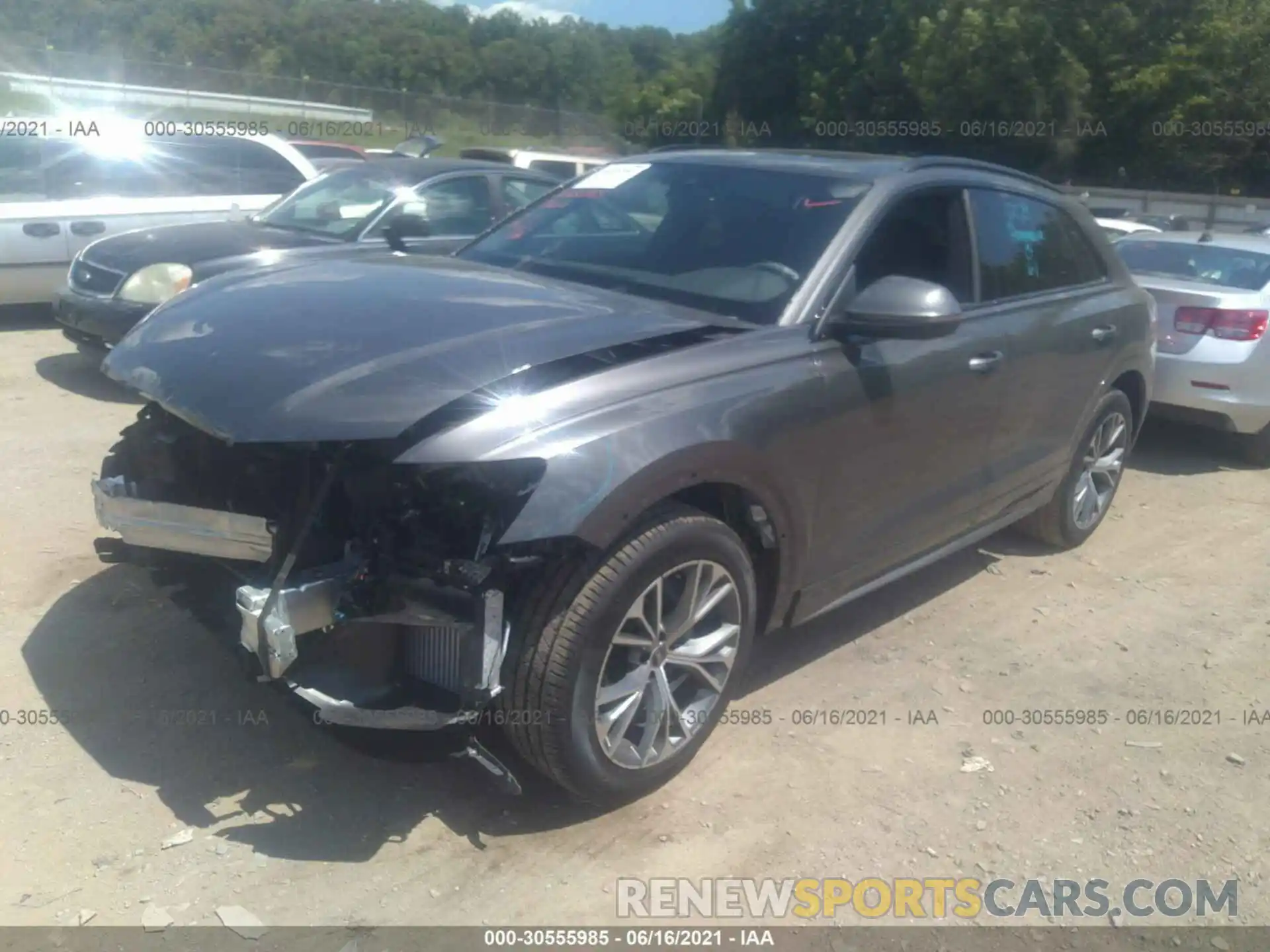 2 Photograph of a damaged car WA1AVAF15MD029207 AUDI Q8 2021