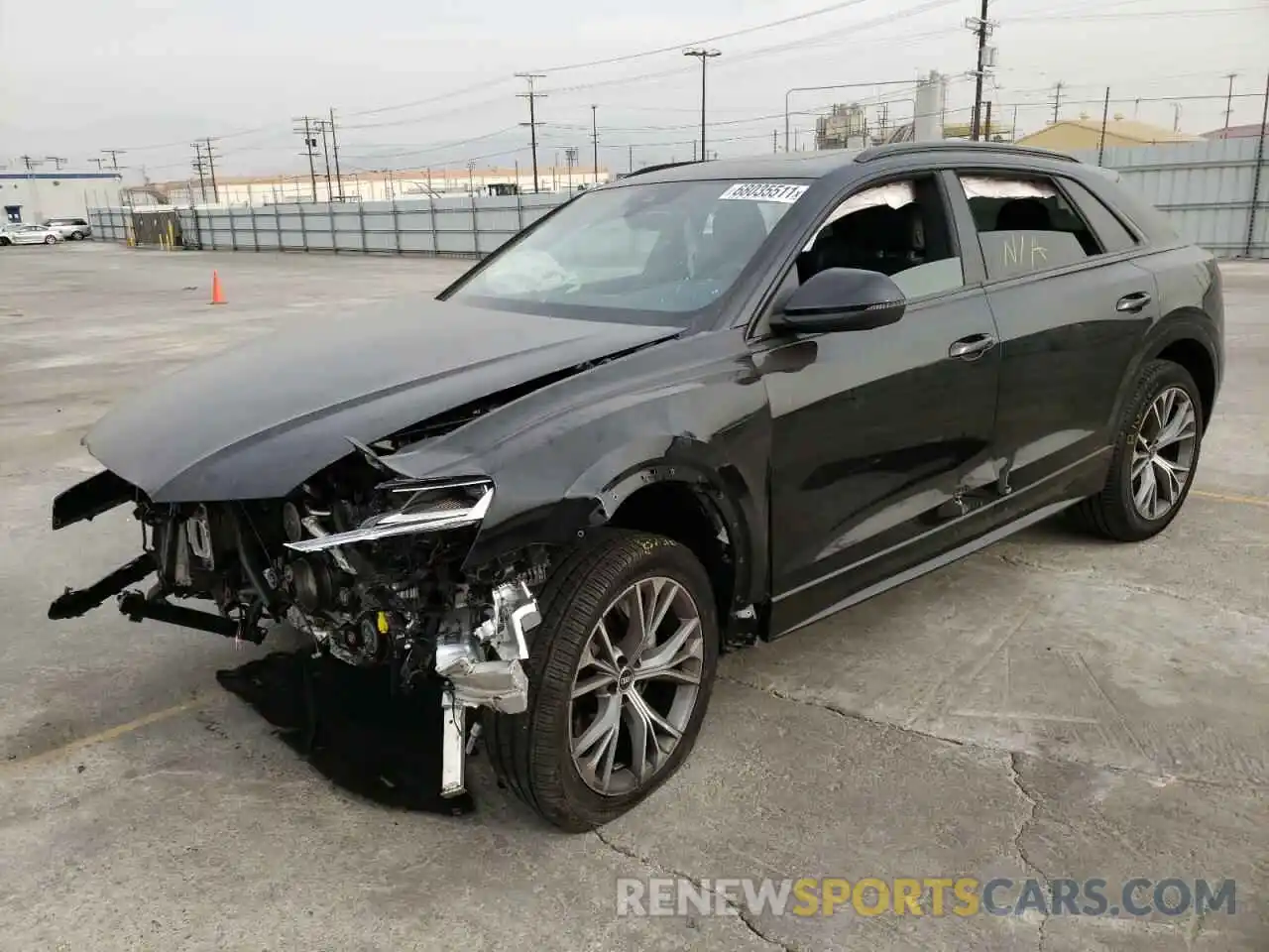 2 Photograph of a damaged car WA1AVAF15MD037985 AUDI Q8 2021