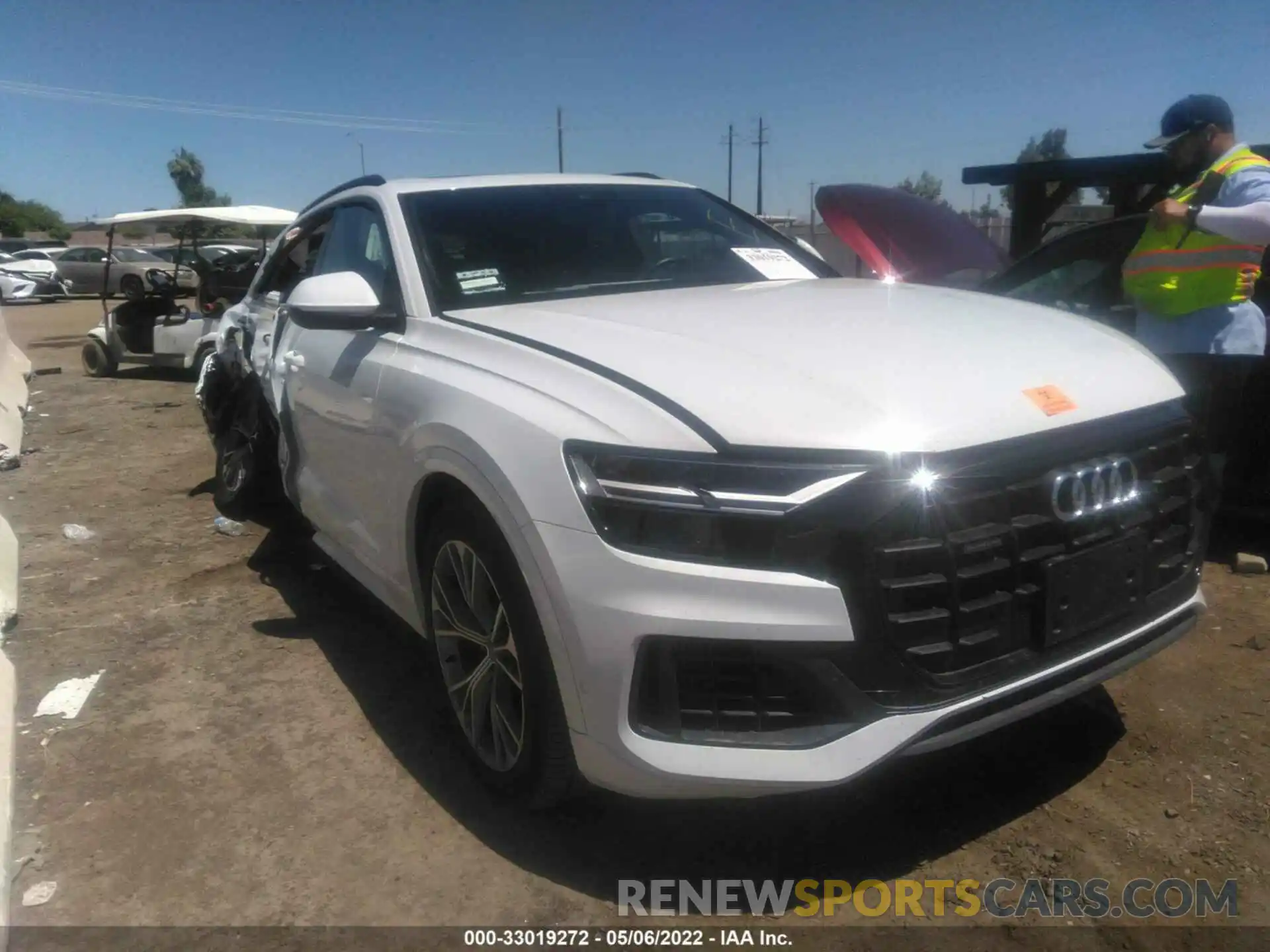 1 Фотография поврежденного автомобиля WA1AVAF16MD015994 AUDI Q8 2021