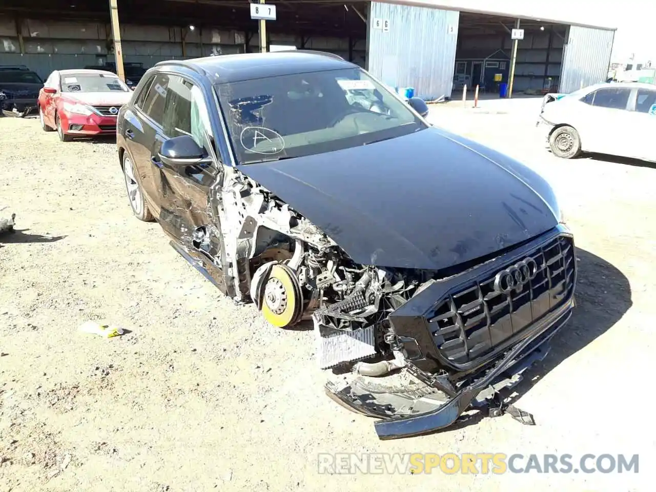 1 Photograph of a damaged car WA1AVAF16MD022038 AUDI Q8 2021