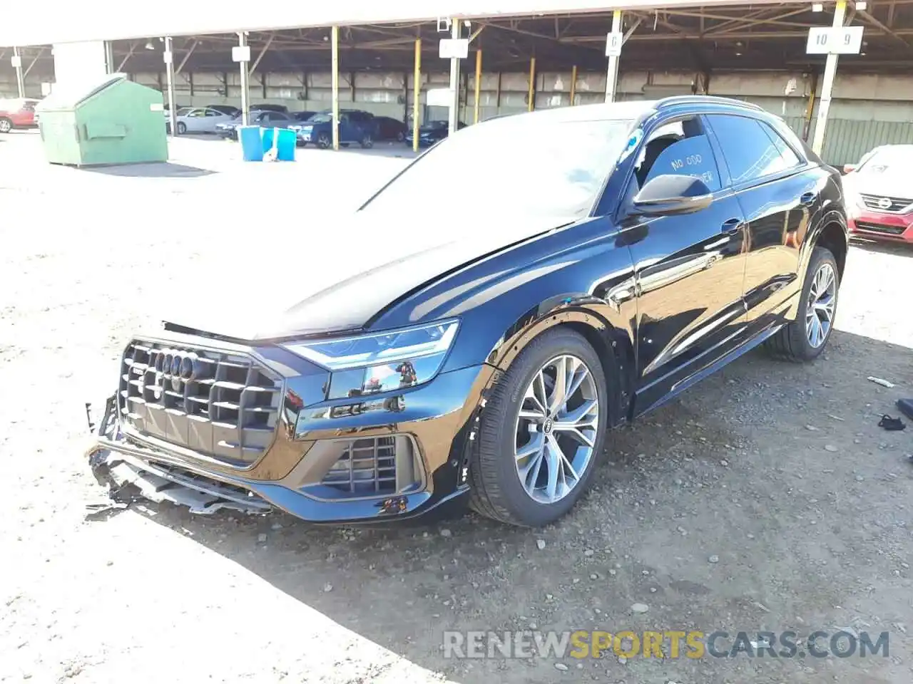 2 Photograph of a damaged car WA1AVAF16MD022038 AUDI Q8 2021