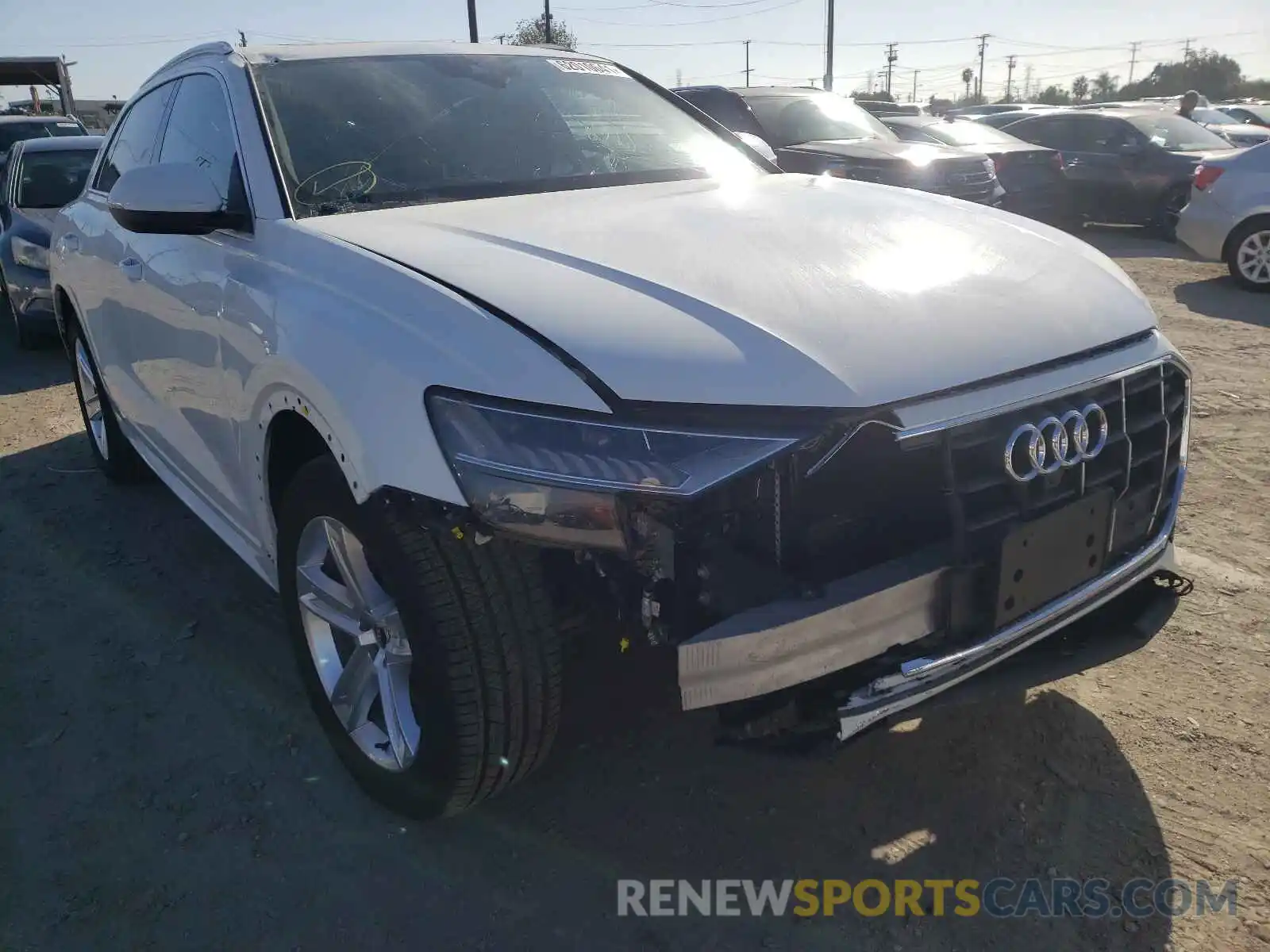 1 Photograph of a damaged car WA1AVAF16MD028339 AUDI Q8 2021