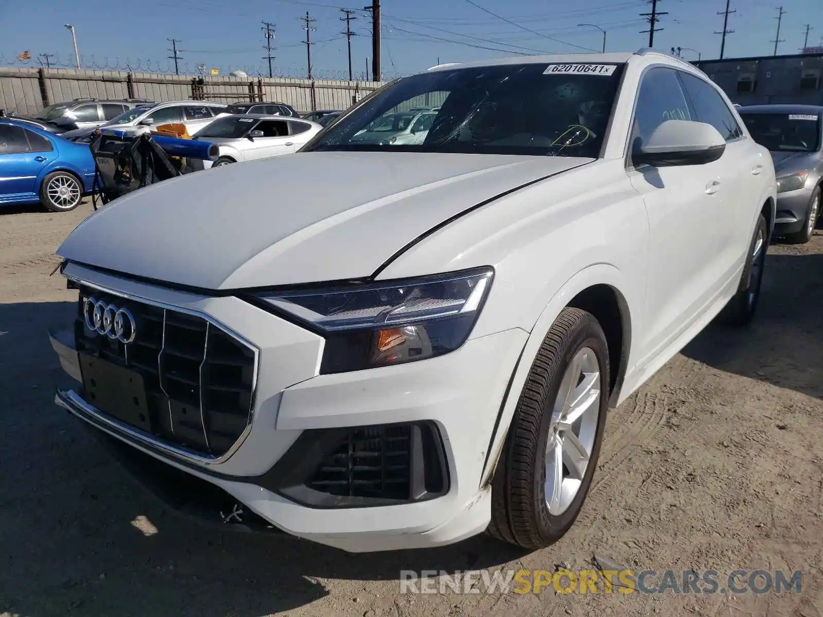 2 Photograph of a damaged car WA1AVAF16MD028339 AUDI Q8 2021