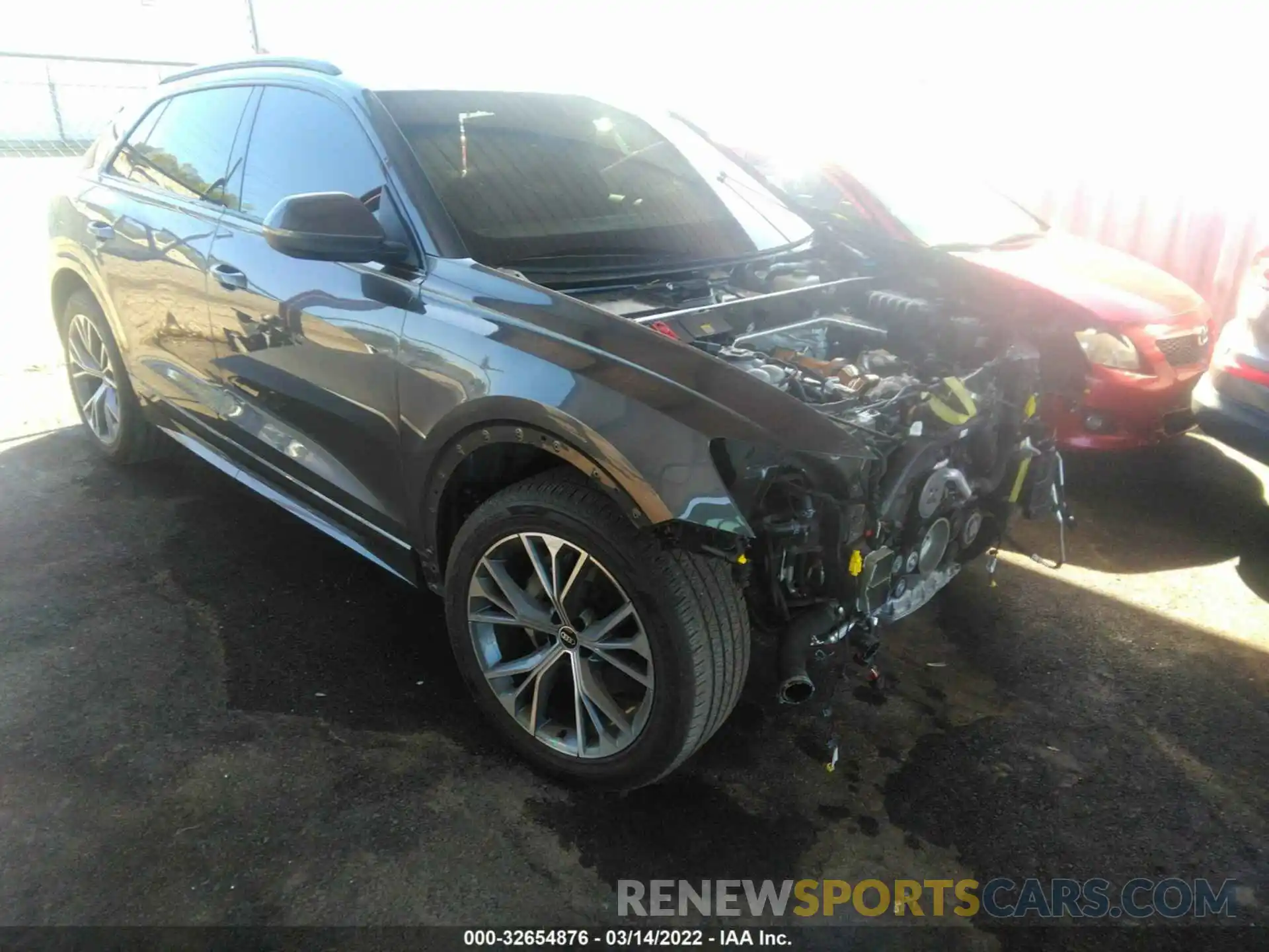 1 Photograph of a damaged car WA1AVAF18MD008500 AUDI Q8 2021