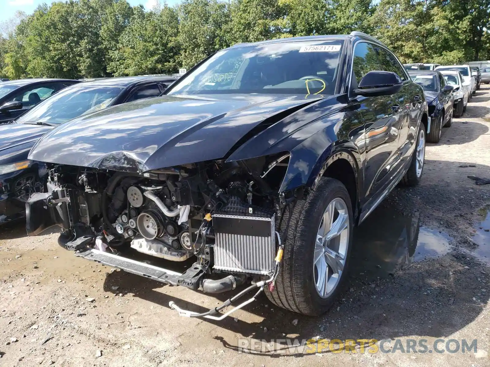 2 Photograph of a damaged car WA1BVAF17MD028970 AUDI Q8 2021