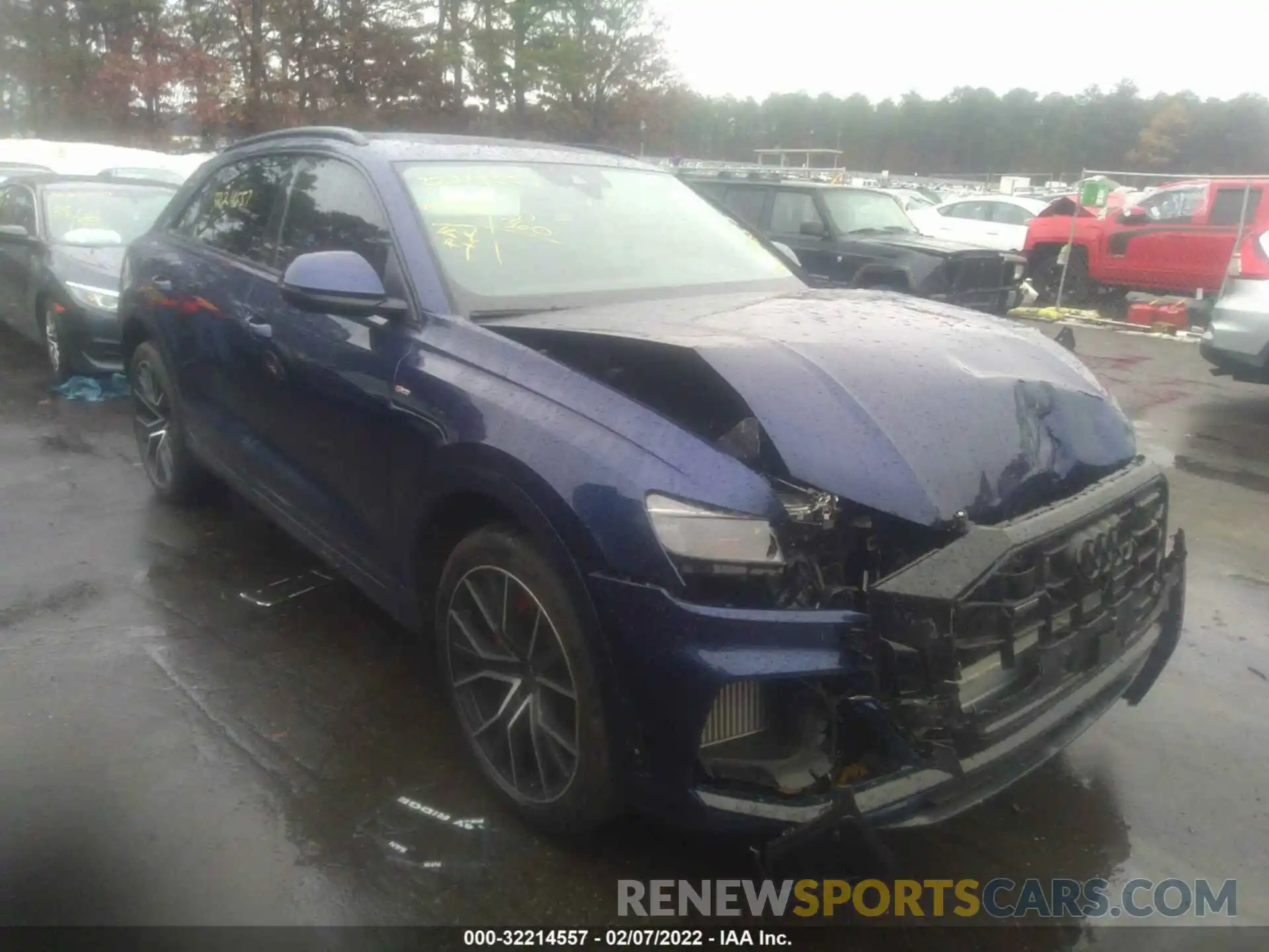 1 Photograph of a damaged car WA1EVAF10MD014082 AUDI Q8 2021