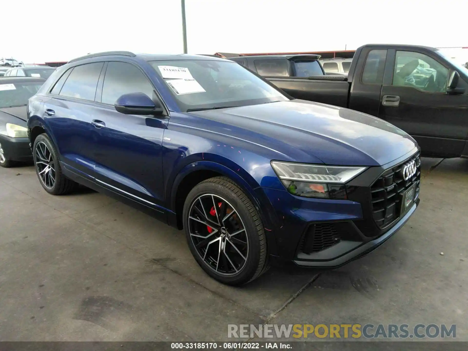 1 Photograph of a damaged car WA1EVAF10MD014986 AUDI Q8 2021