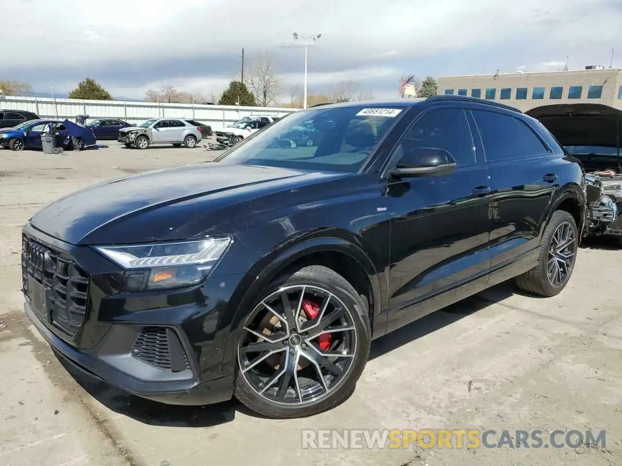 1 Photograph of a damaged car WA1EVAF10MD019170 AUDI Q8 2021