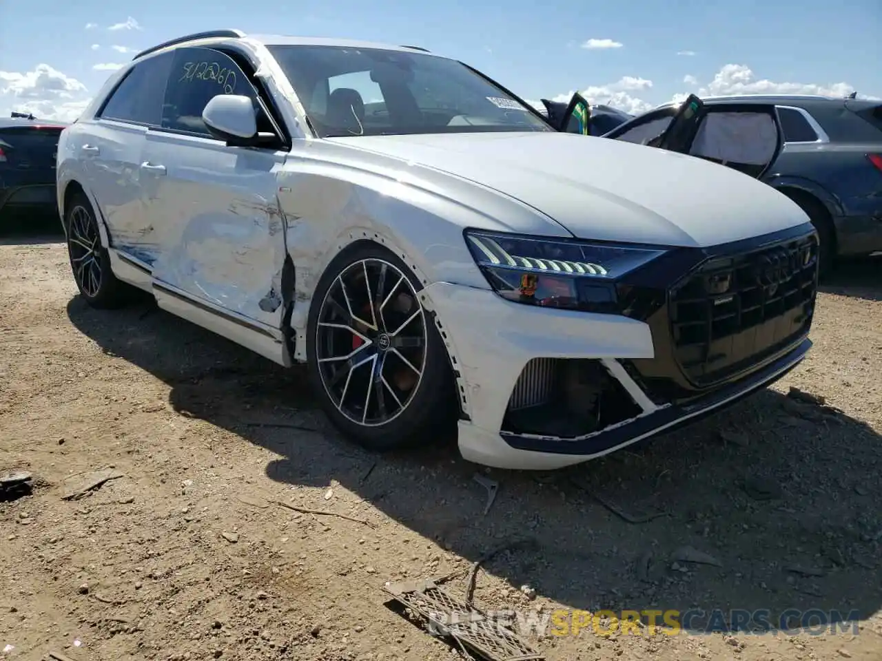 1 Photograph of a damaged car WA1EVAF10MD021680 AUDI Q8 2021