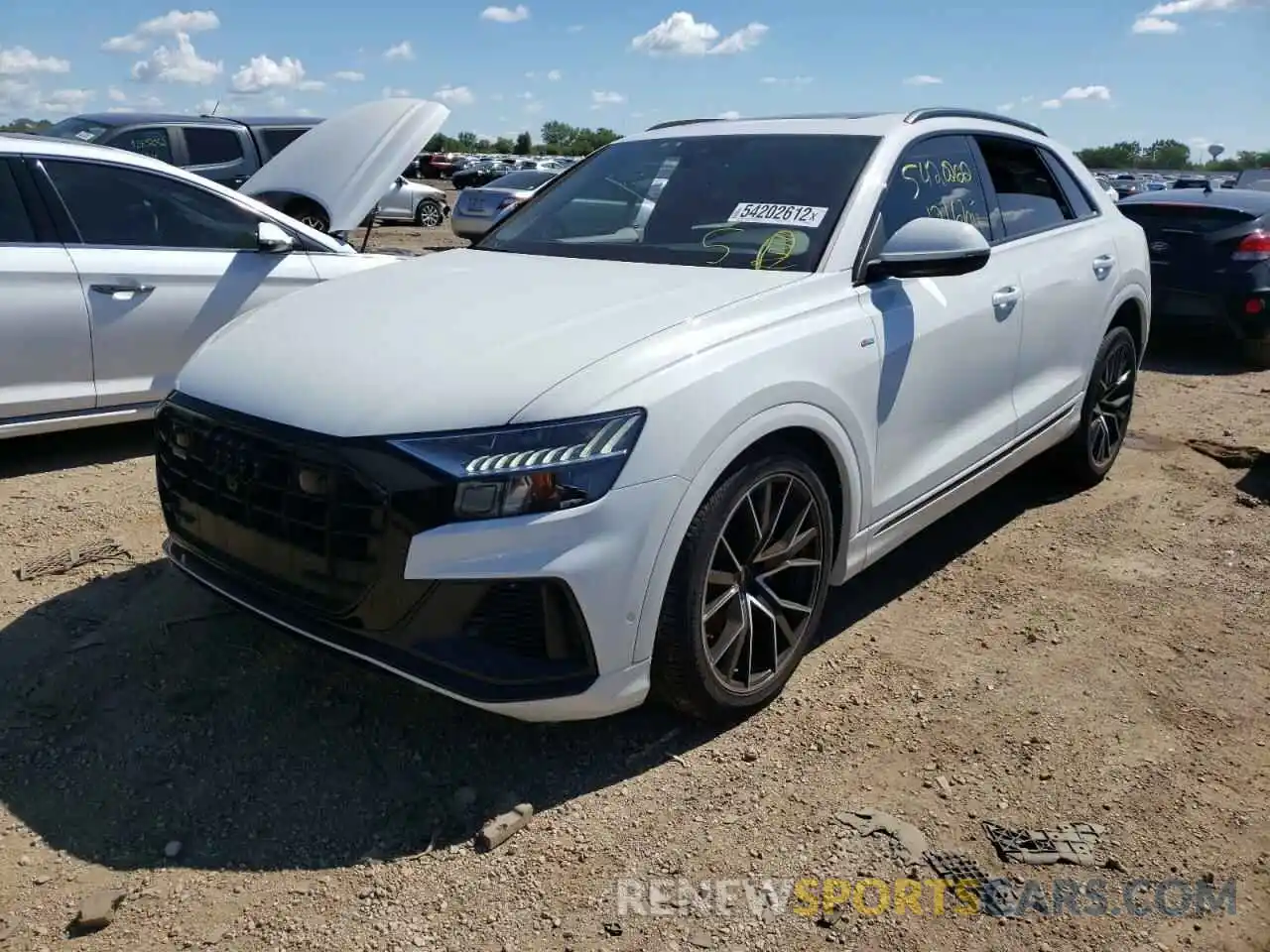 2 Фотография поврежденного автомобиля WA1EVAF10MD021680 AUDI Q8 2021