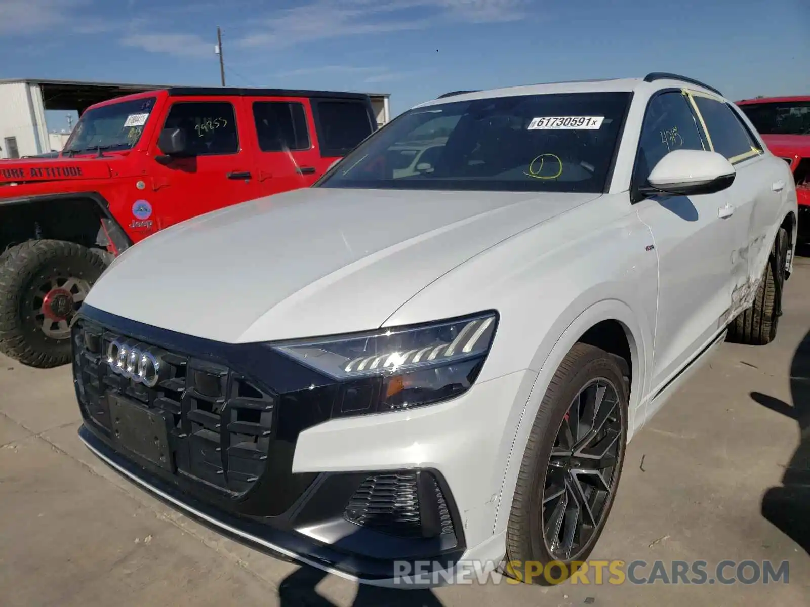 2 Photograph of a damaged car WA1EVAF11MD006783 AUDI Q8 2021