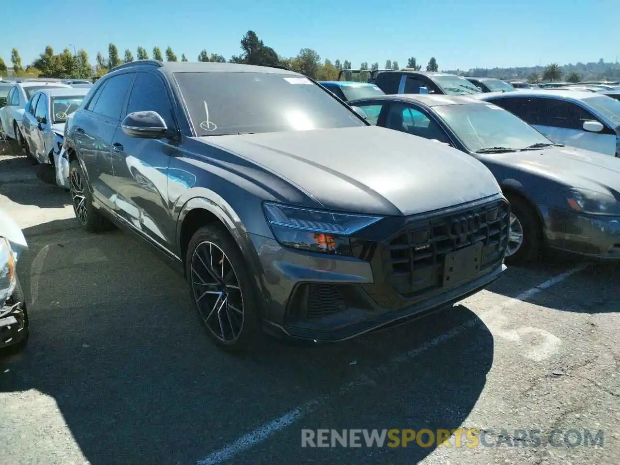 1 Photograph of a damaged car WA1EVAF11MD020649 AUDI Q8 2021