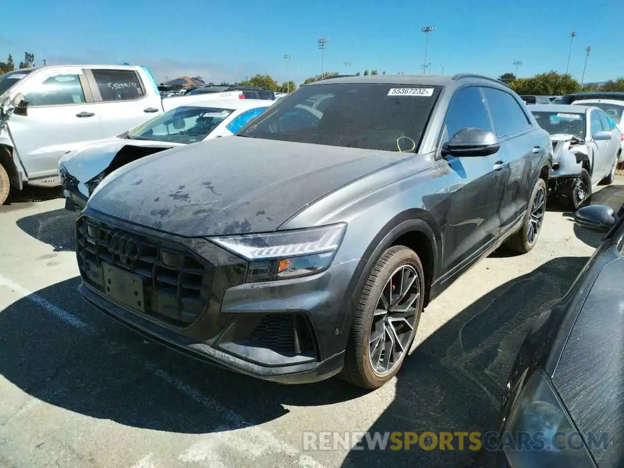 2 Photograph of a damaged car WA1EVAF11MD020649 AUDI Q8 2021