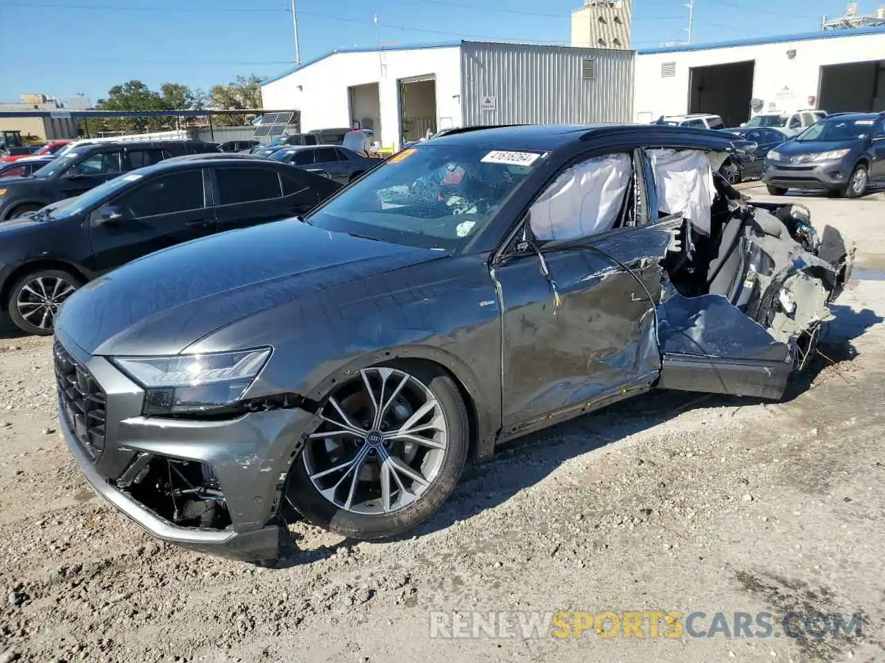 1 Photograph of a damaged car WA1EVAF12MD006016 AUDI Q8 2021