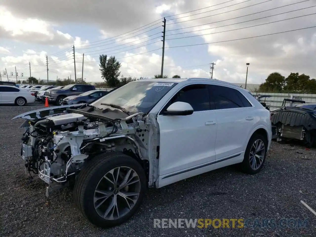 2 Photograph of a damaged car WA1EVAF12MD019137 AUDI Q8 2021