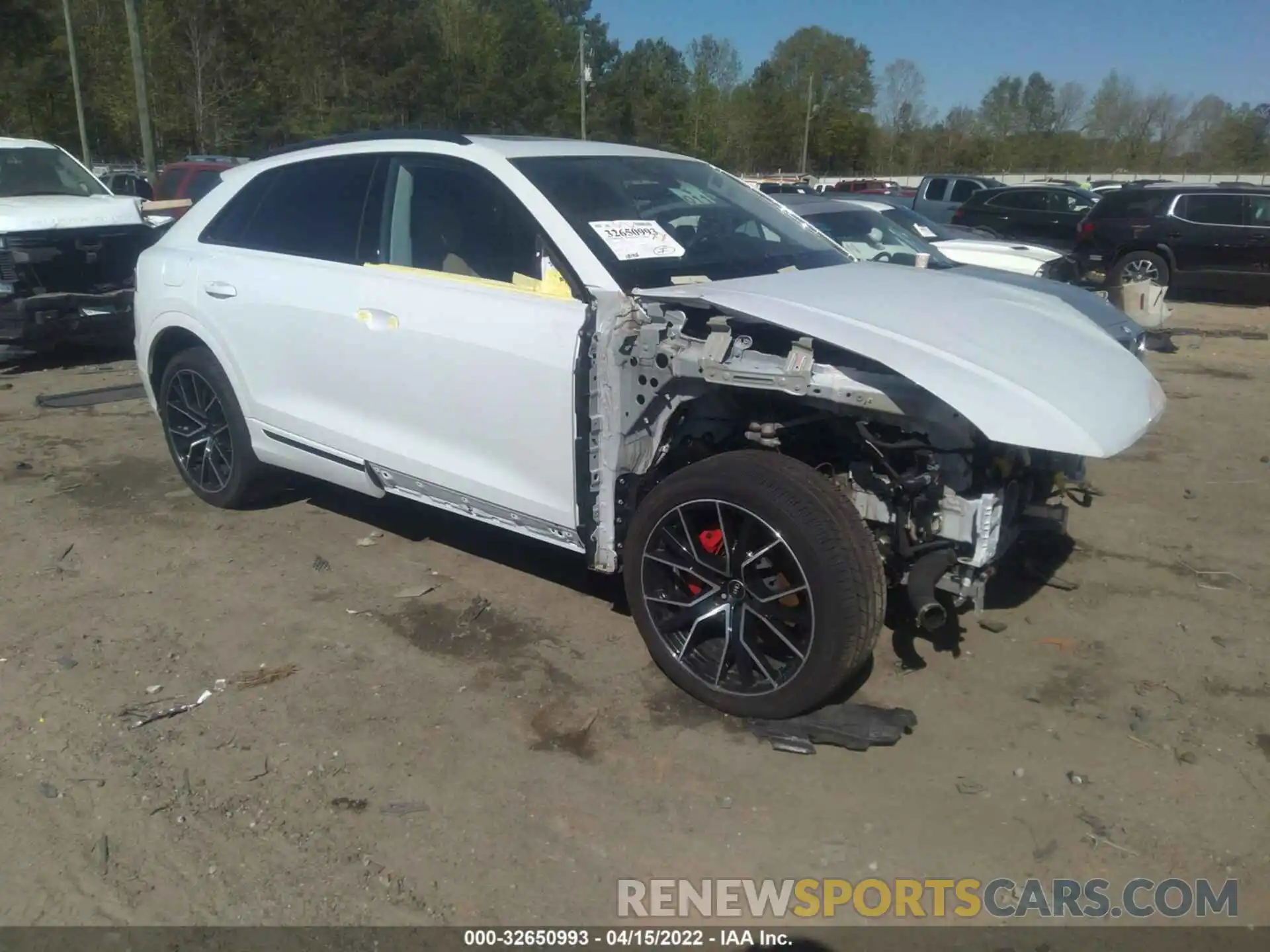 1 Photograph of a damaged car WA1EVAF12MD032275 AUDI Q8 2021