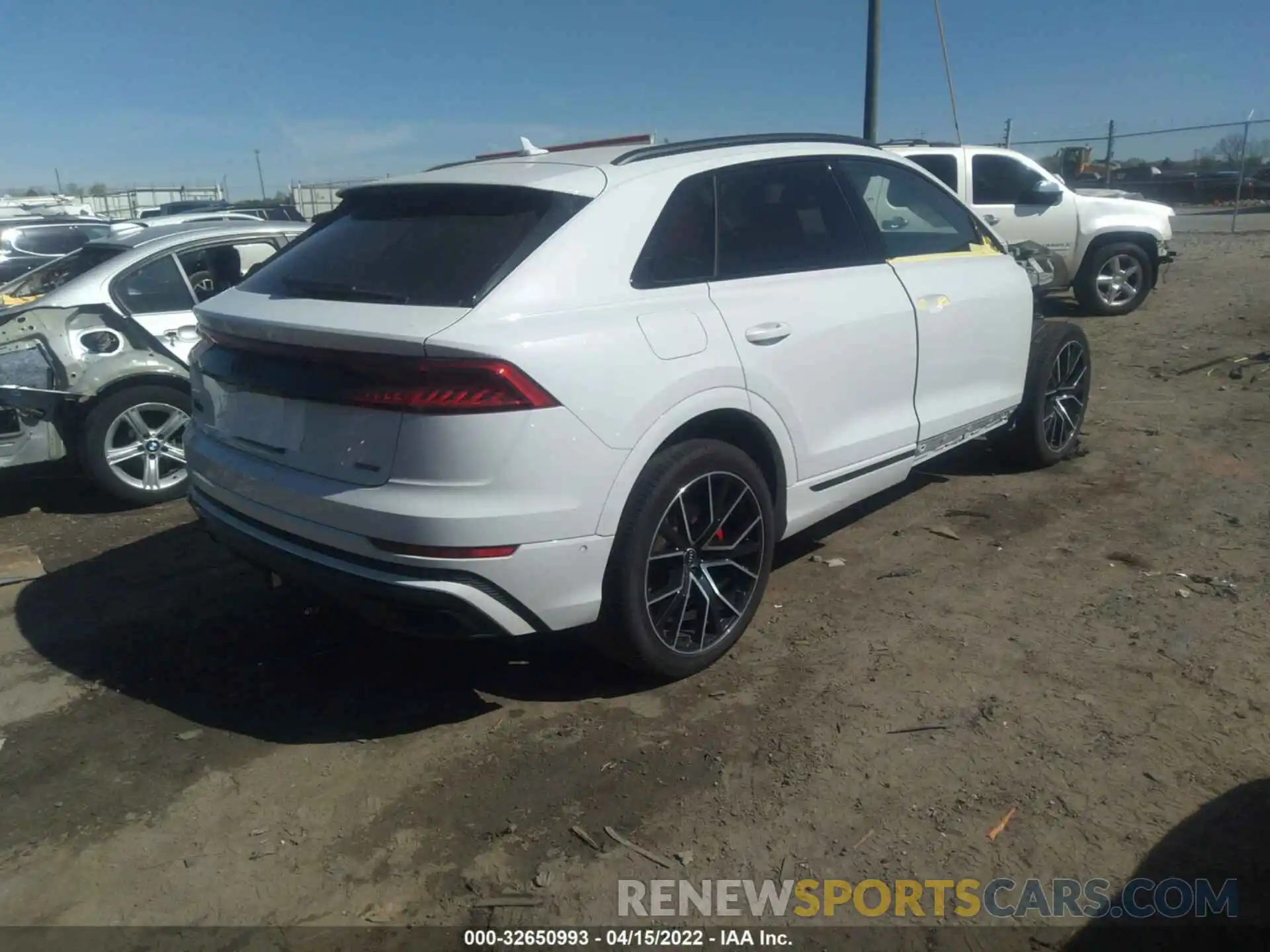 4 Фотография поврежденного автомобиля WA1EVAF12MD032275 AUDI Q8 2021