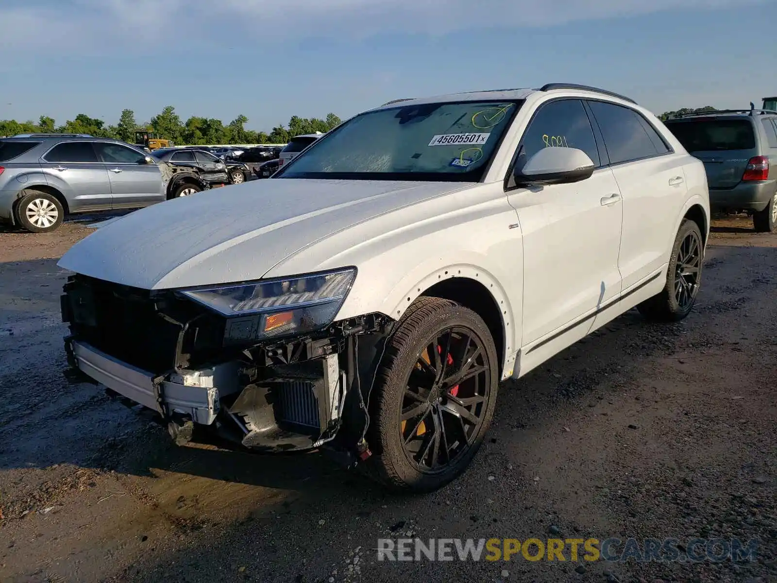 2 Photograph of a damaged car WA1EVAF13MD006347 AUDI Q8 2021