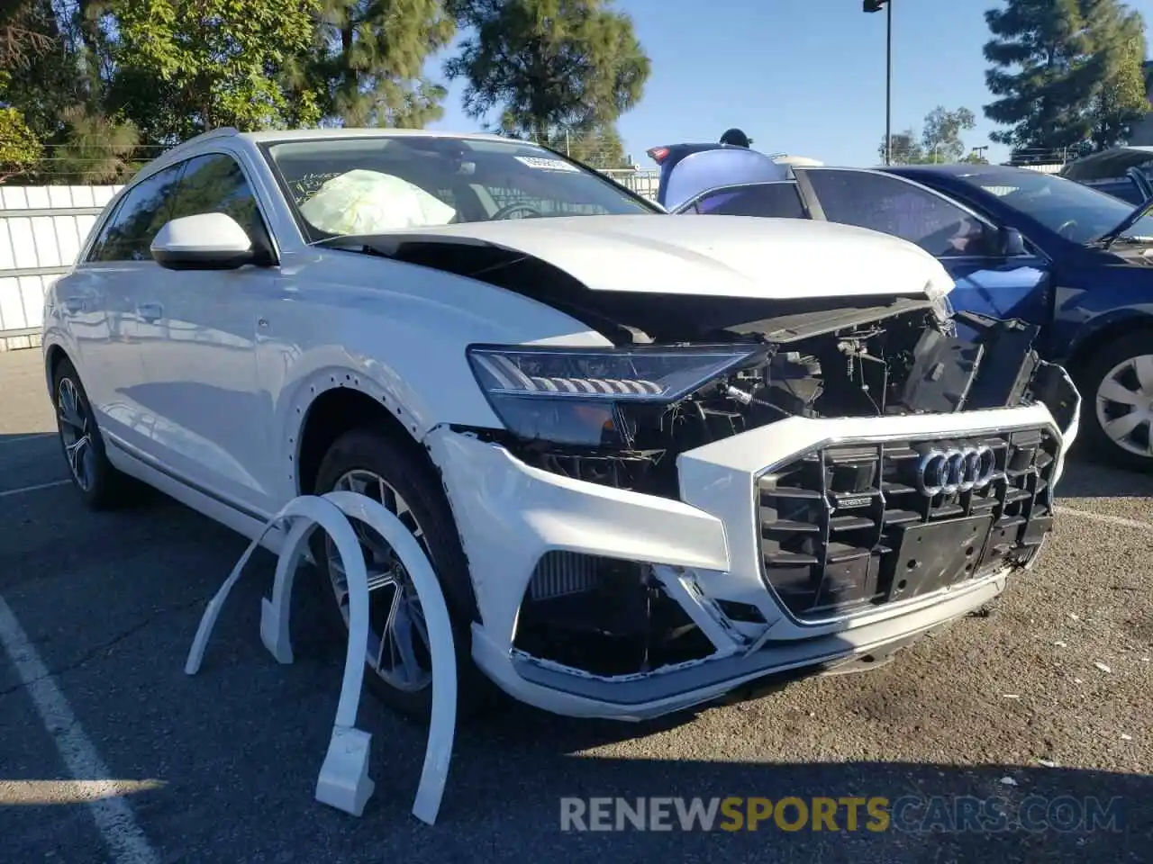 1 Photograph of a damaged car WA1EVAF13MD021463 AUDI Q8 2021