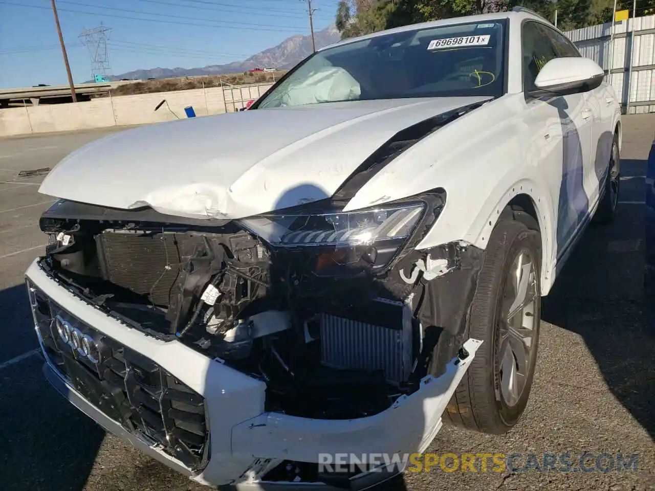 2 Photograph of a damaged car WA1EVAF13MD021463 AUDI Q8 2021