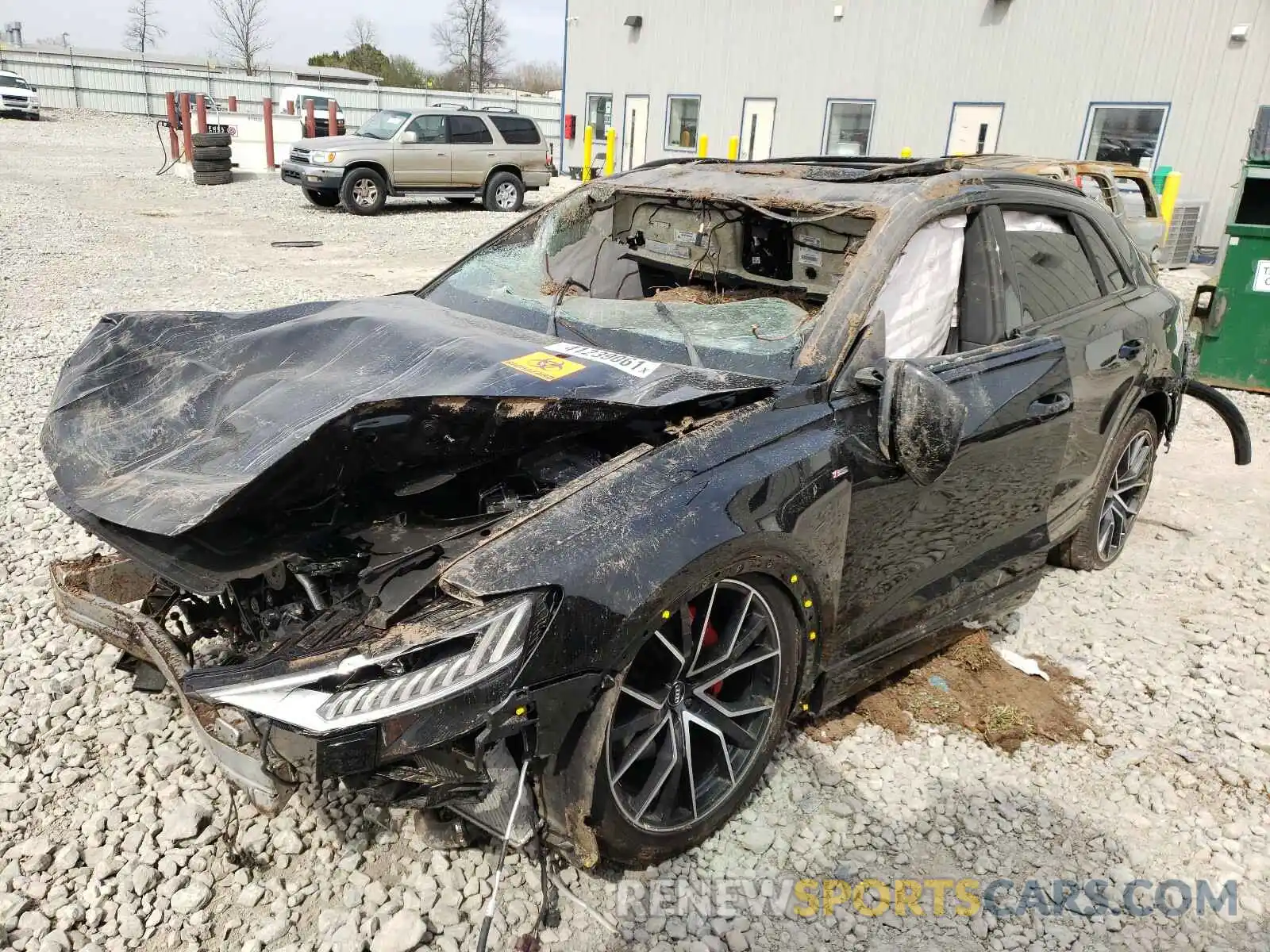 2 Photograph of a damaged car WA1EVAF14MD004218 AUDI Q8 2021