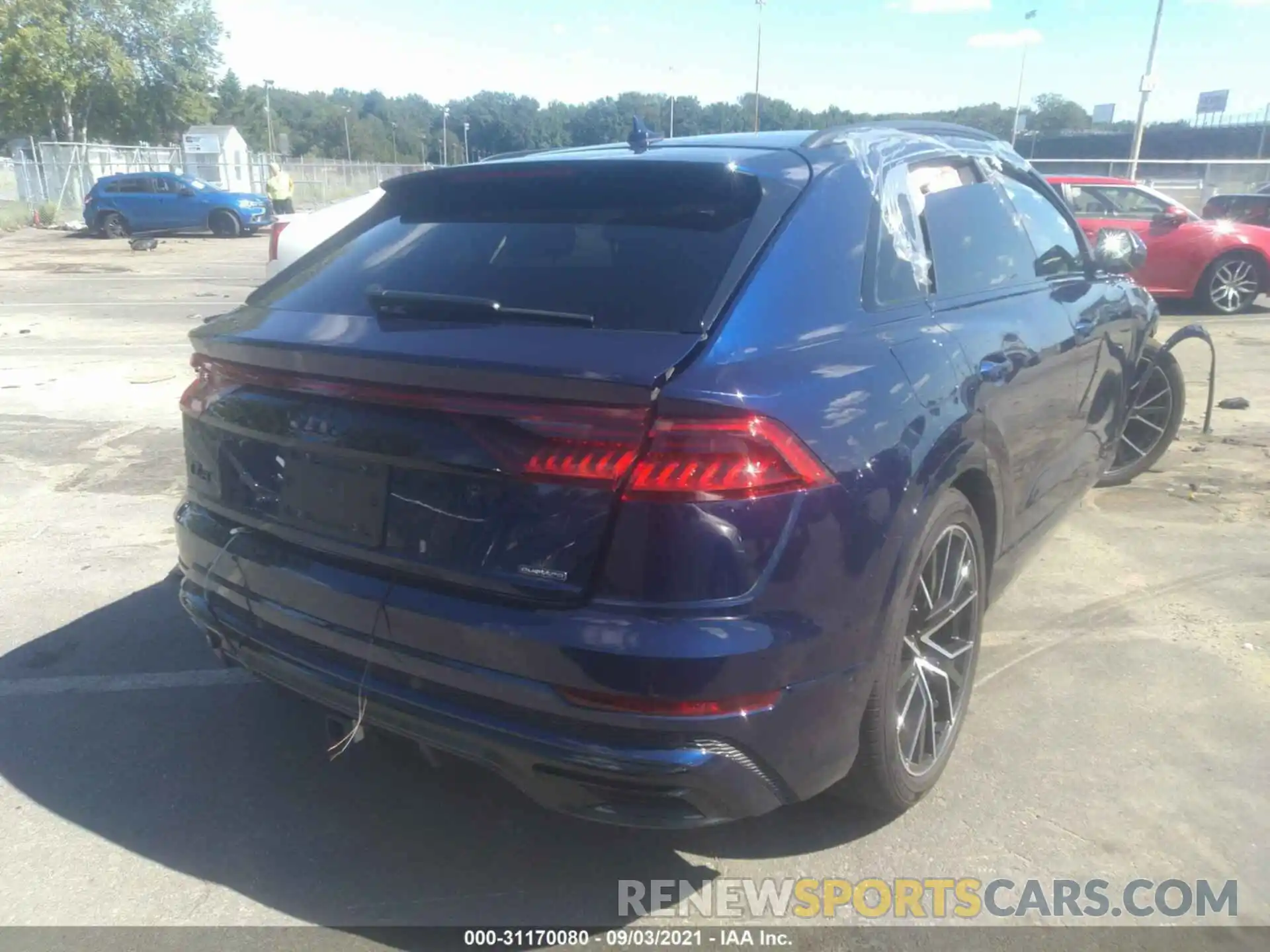 4 Photograph of a damaged car WA1EVAF14MD015476 AUDI Q8 2021