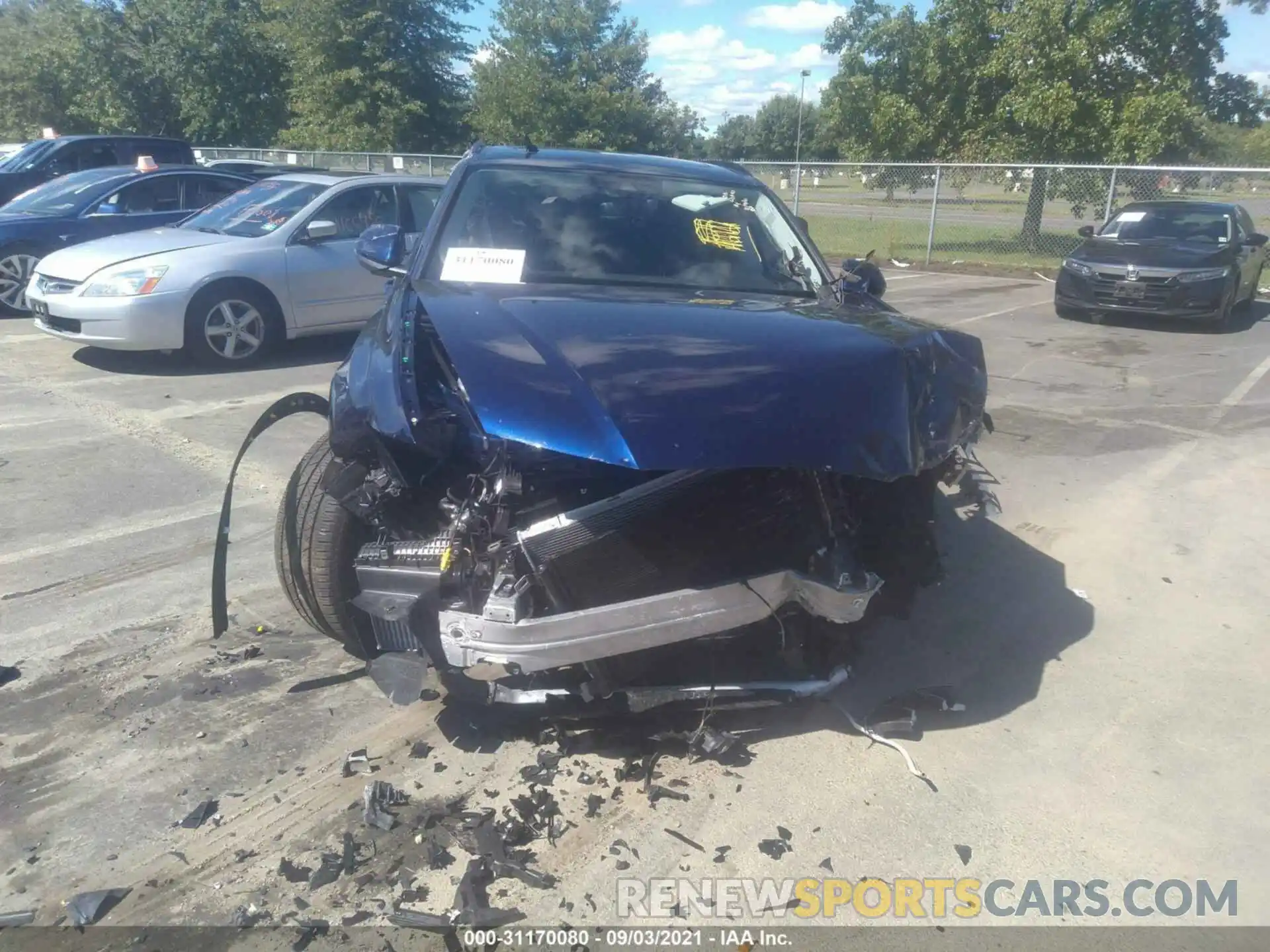 6 Photograph of a damaged car WA1EVAF14MD015476 AUDI Q8 2021