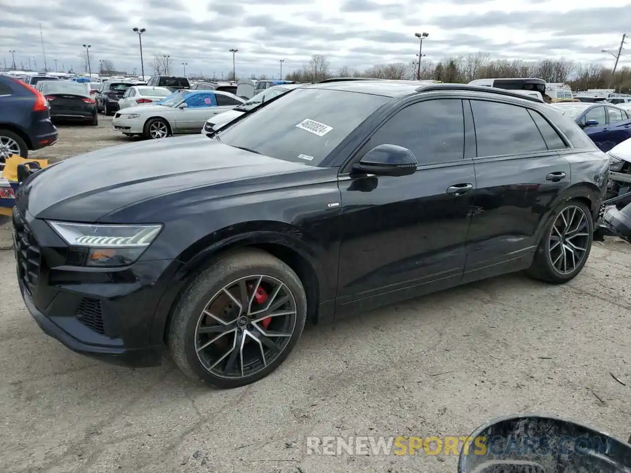 1 Photograph of a damaged car WA1EVAF14MD022301 AUDI Q8 2021