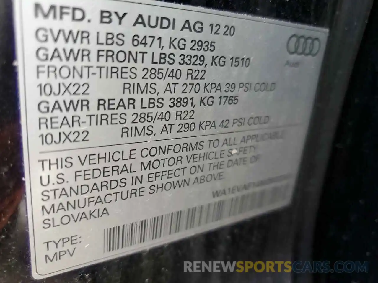 14 Фотография поврежденного автомобиля WA1EVAF14MD022301 AUDI Q8 2021