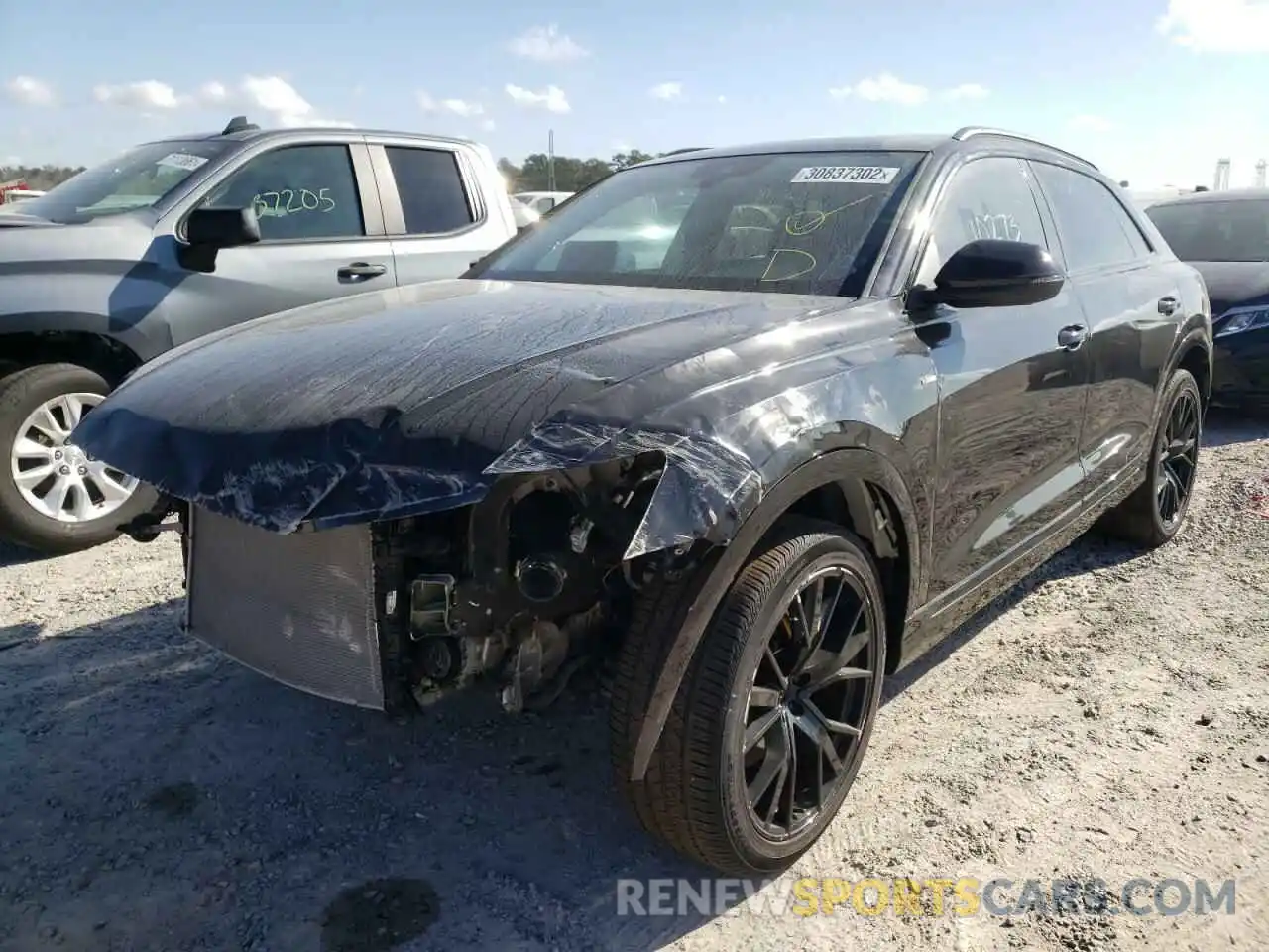 2 Photograph of a damaged car WA1EVAF15MD001912 AUDI Q8 2021