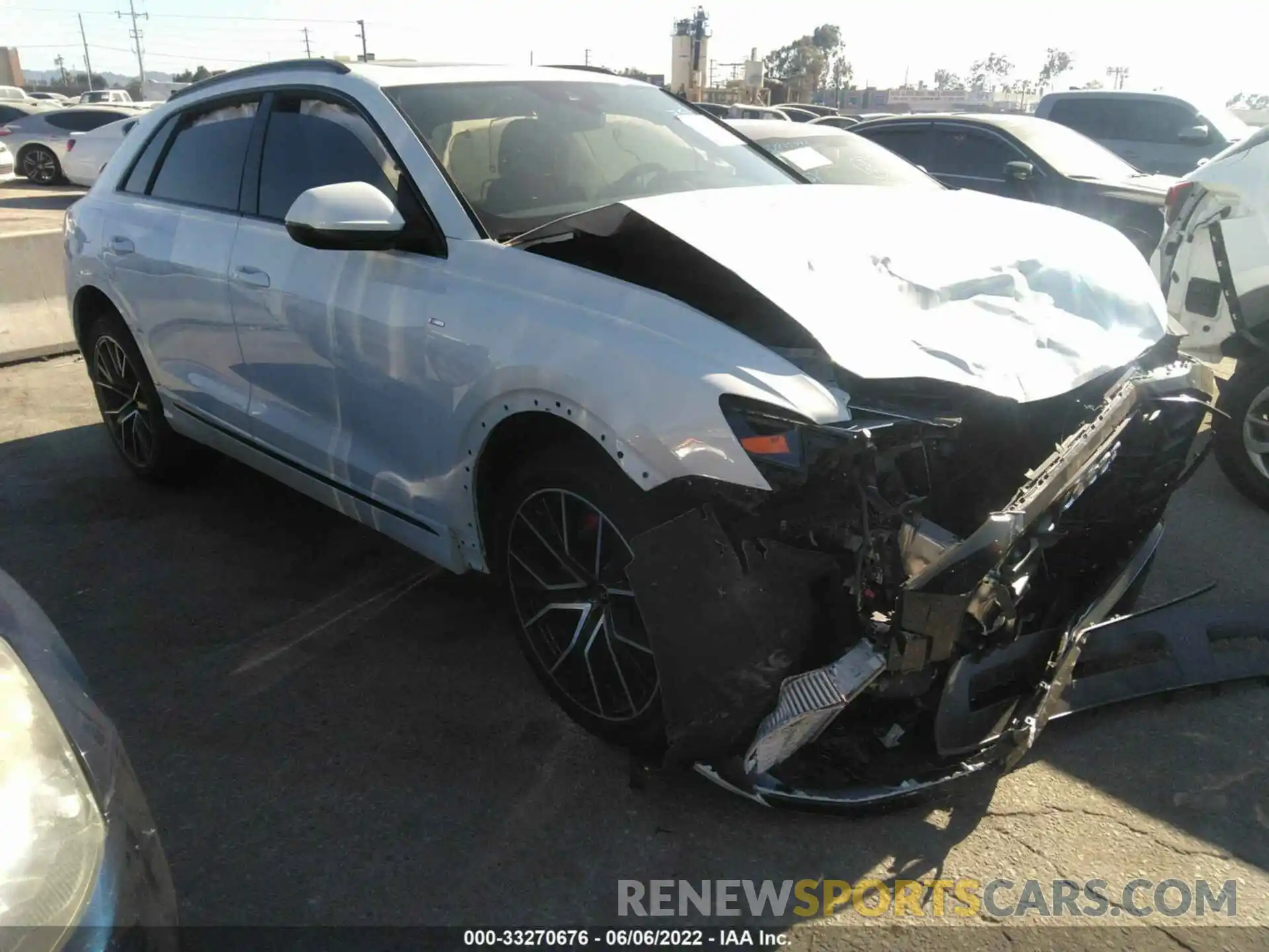 1 Photograph of a damaged car WA1EVAF15MD037518 AUDI Q8 2021