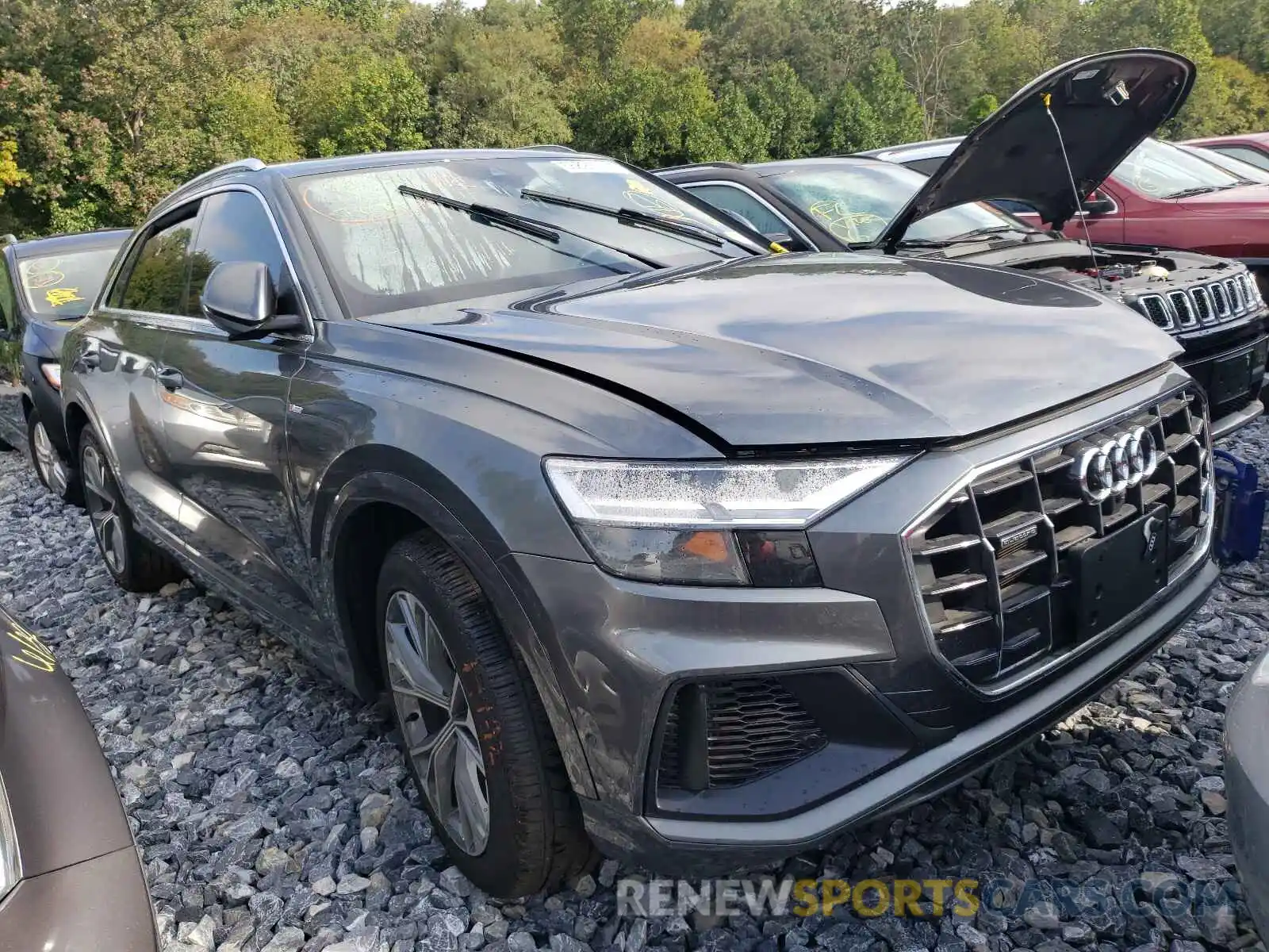 1 Photograph of a damaged car WA1EVAF16MD011719 AUDI Q8 2021