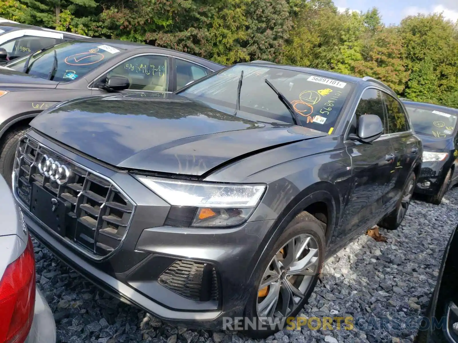 2 Фотография поврежденного автомобиля WA1EVAF16MD011719 AUDI Q8 2021