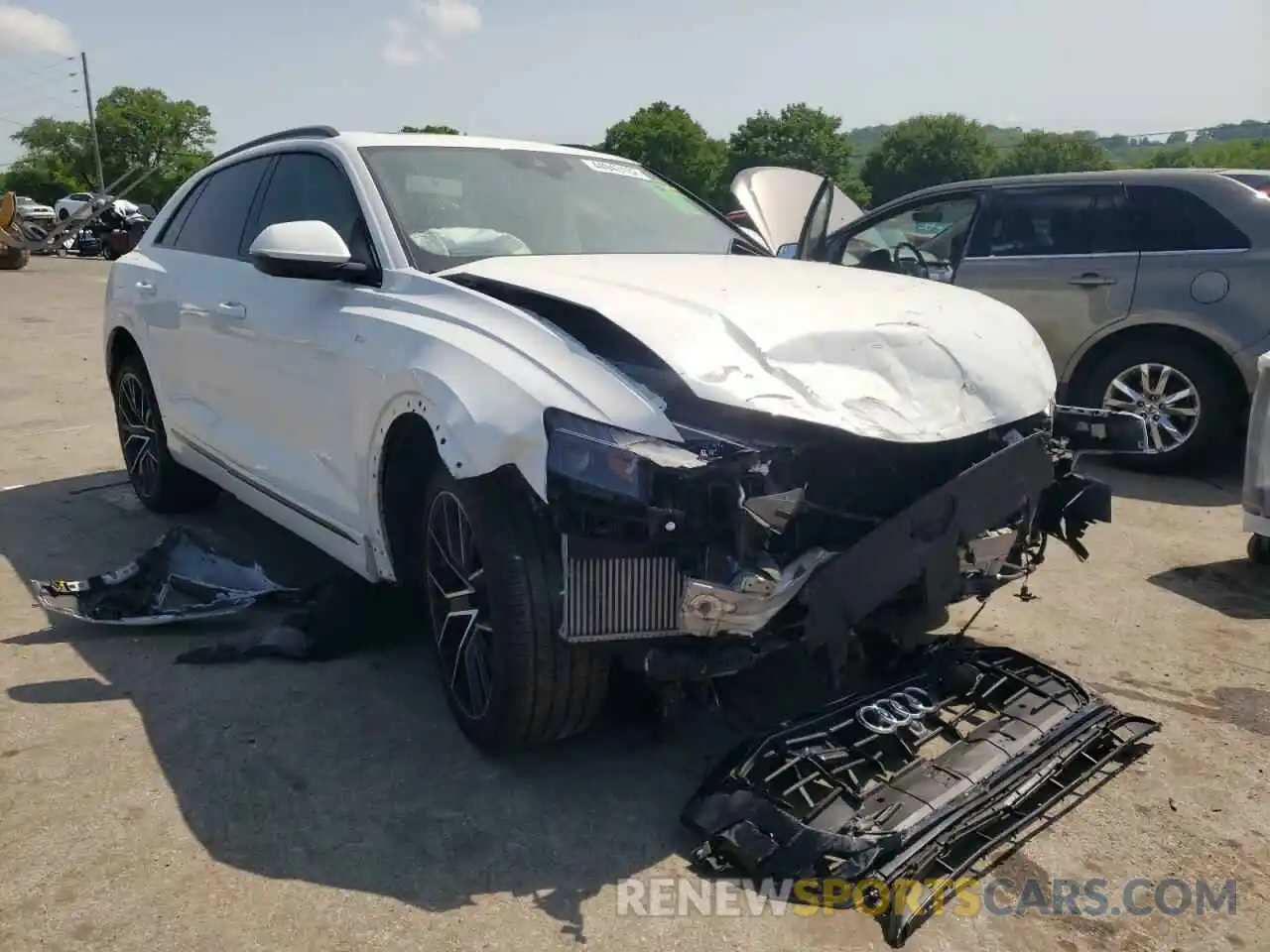 1 Photograph of a damaged car WA1EVAF16MD012952 AUDI Q8 2021