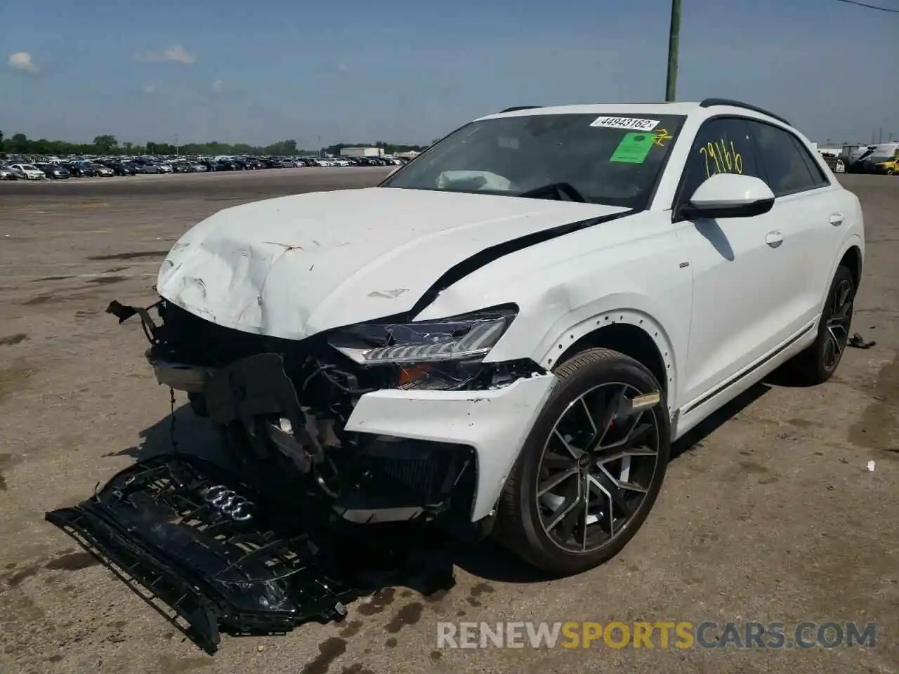 2 Photograph of a damaged car WA1EVAF16MD012952 AUDI Q8 2021