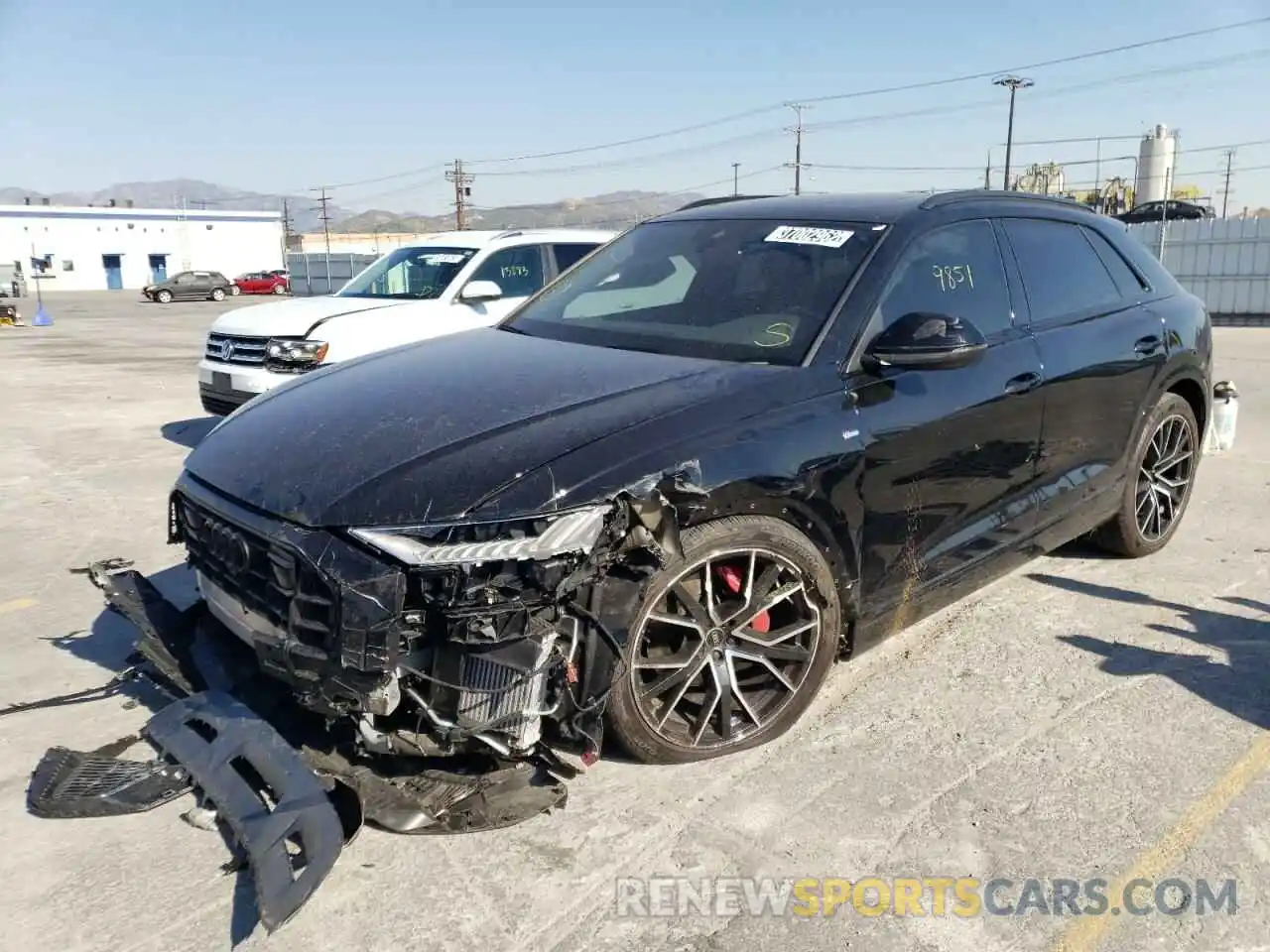 2 Photograph of a damaged car WA1EVAF16MD020369 AUDI Q8 2021