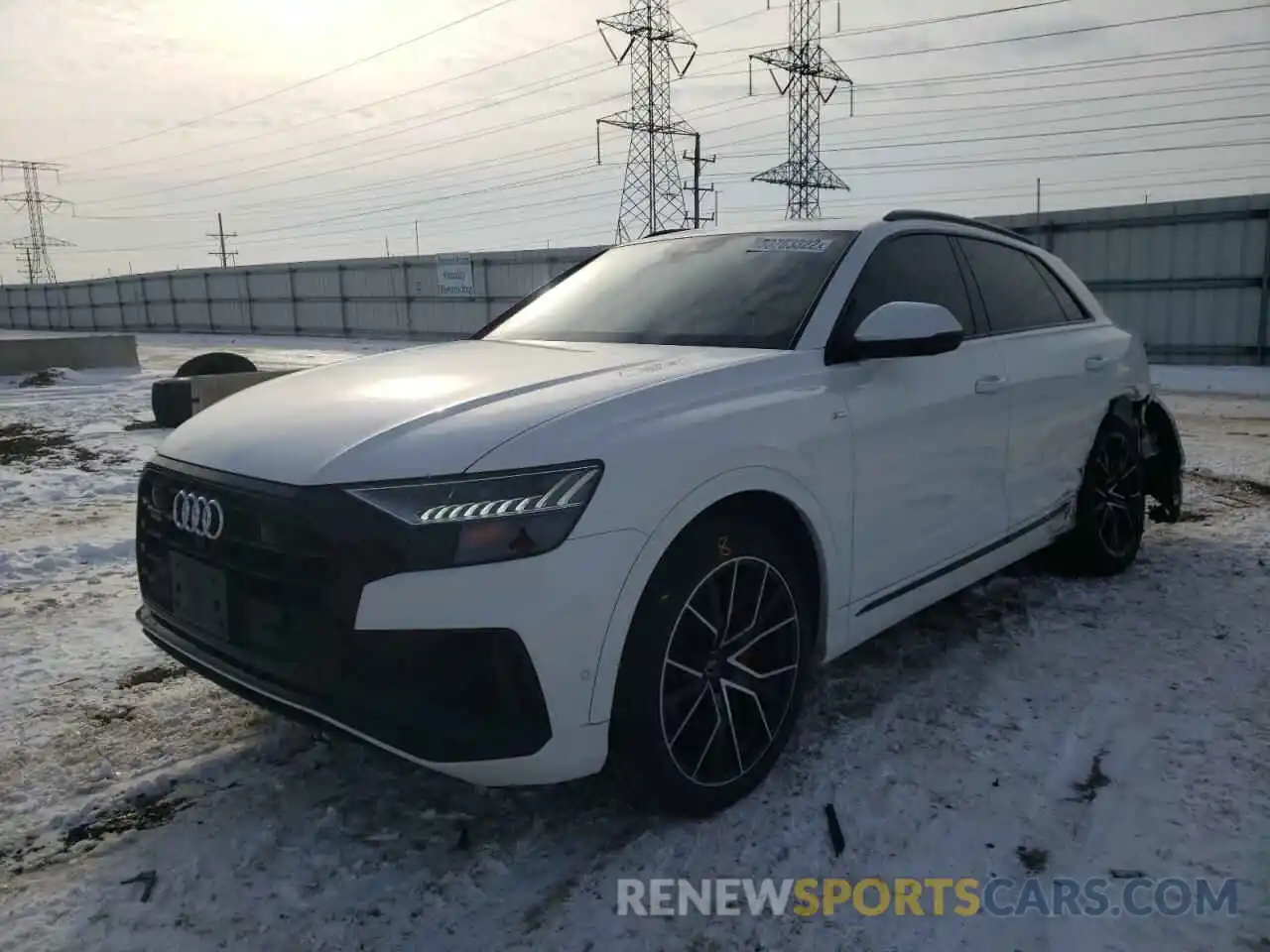 2 Photograph of a damaged car WA1EVAF16MD021618 AUDI Q8 2021